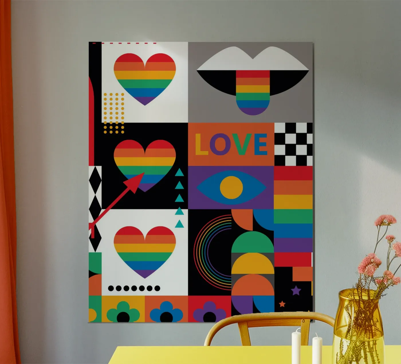 EQUAL LOVE poster by SMRT STUDIO