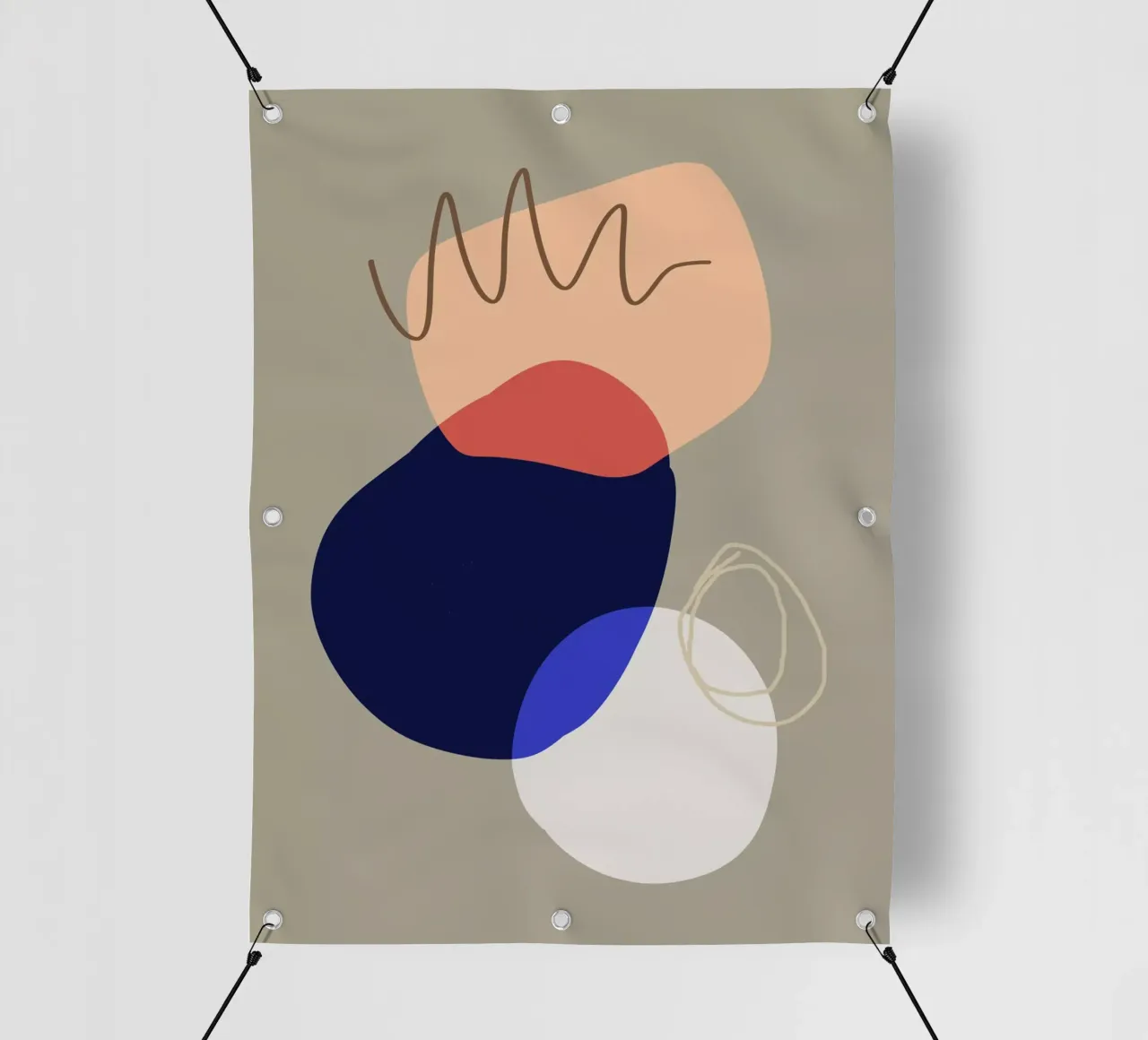 Shapes 7 telo in pvc da Studio Memb