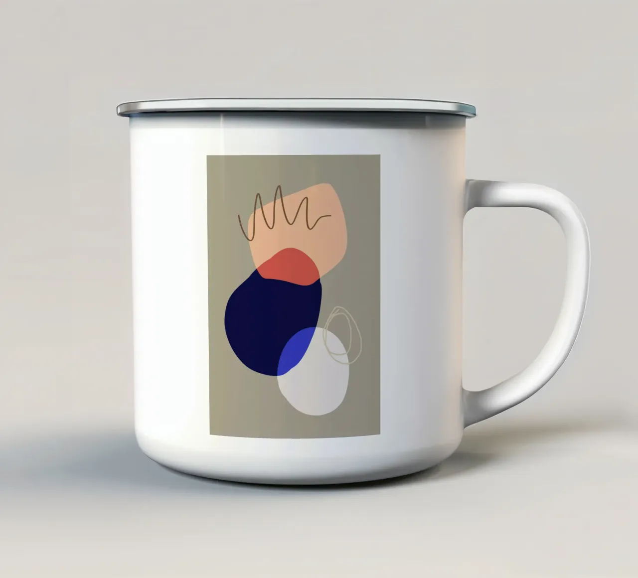 Shapes 7 tazza in smalto da Studio Memb