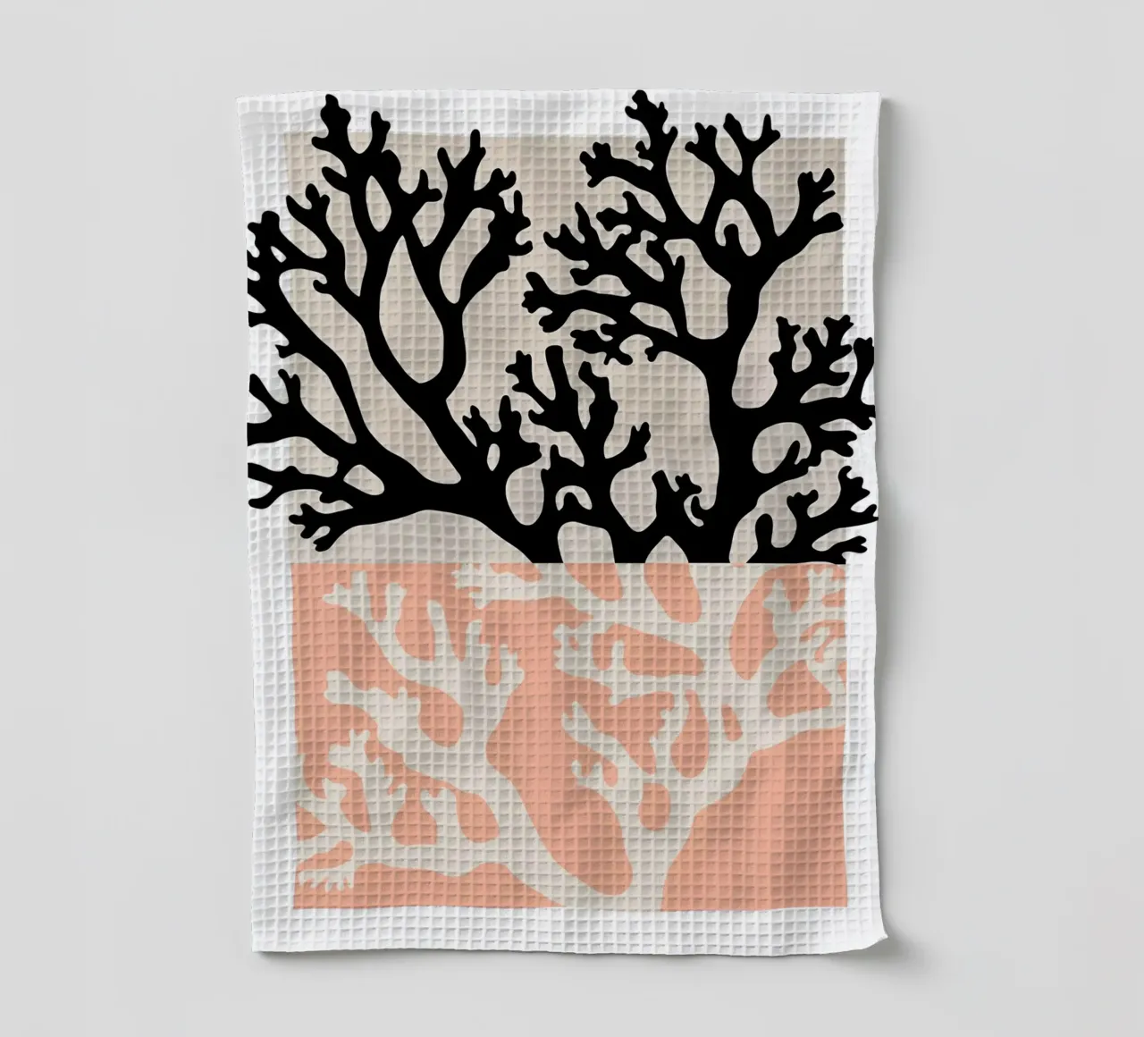 Coral (Peach) canovaccio da cucina da treechild
