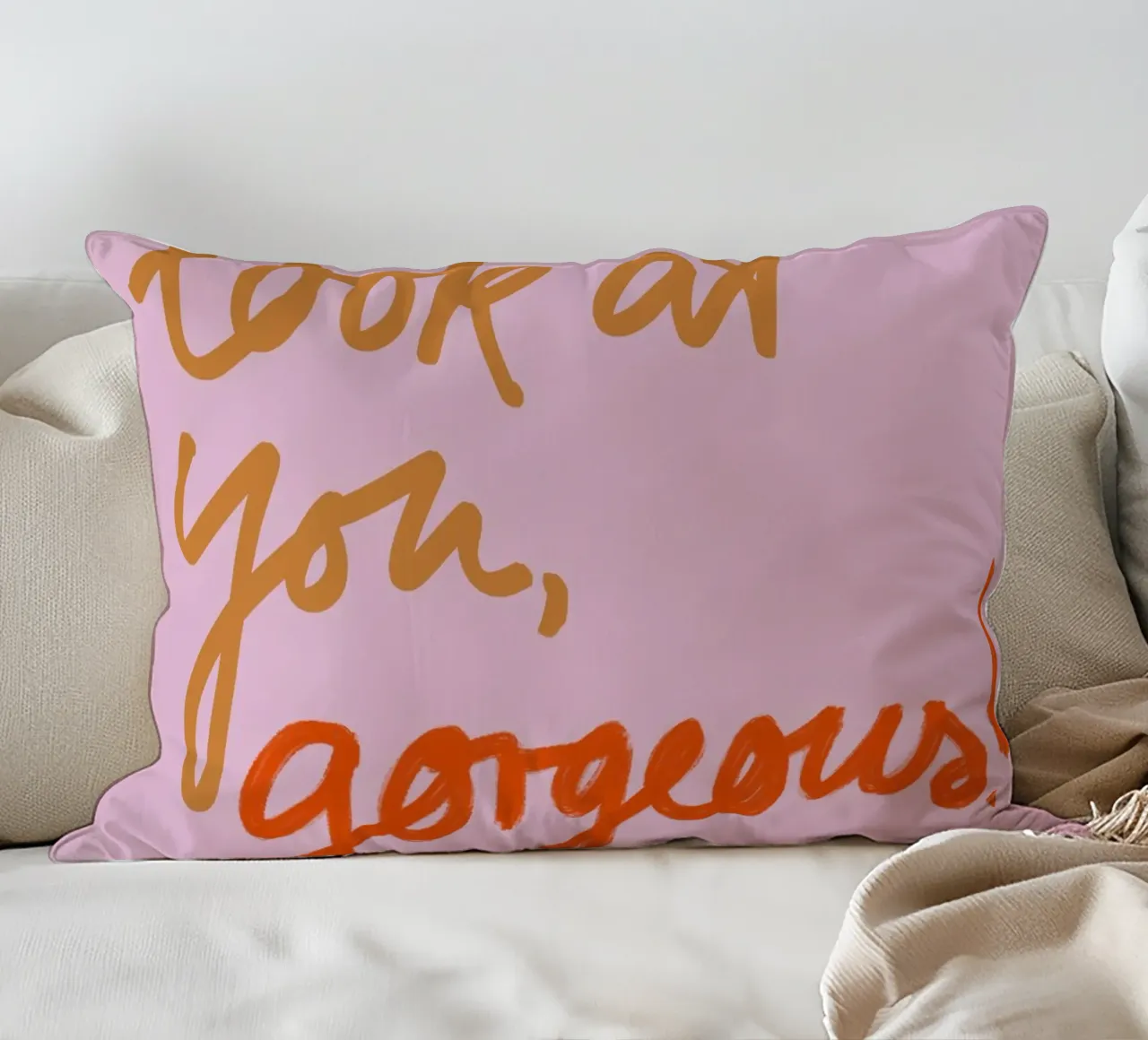 Look At You, Gorgeous! cuscino da Studio Memb