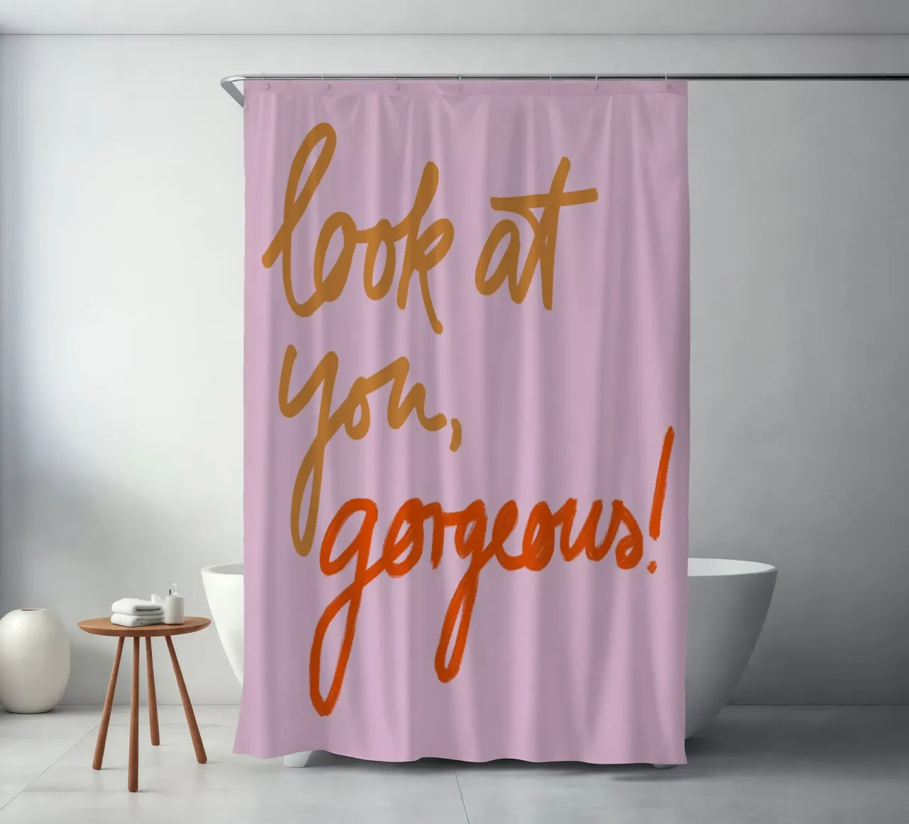 Look At You, Gorgeous! tenda da doccia da Studio Memb
