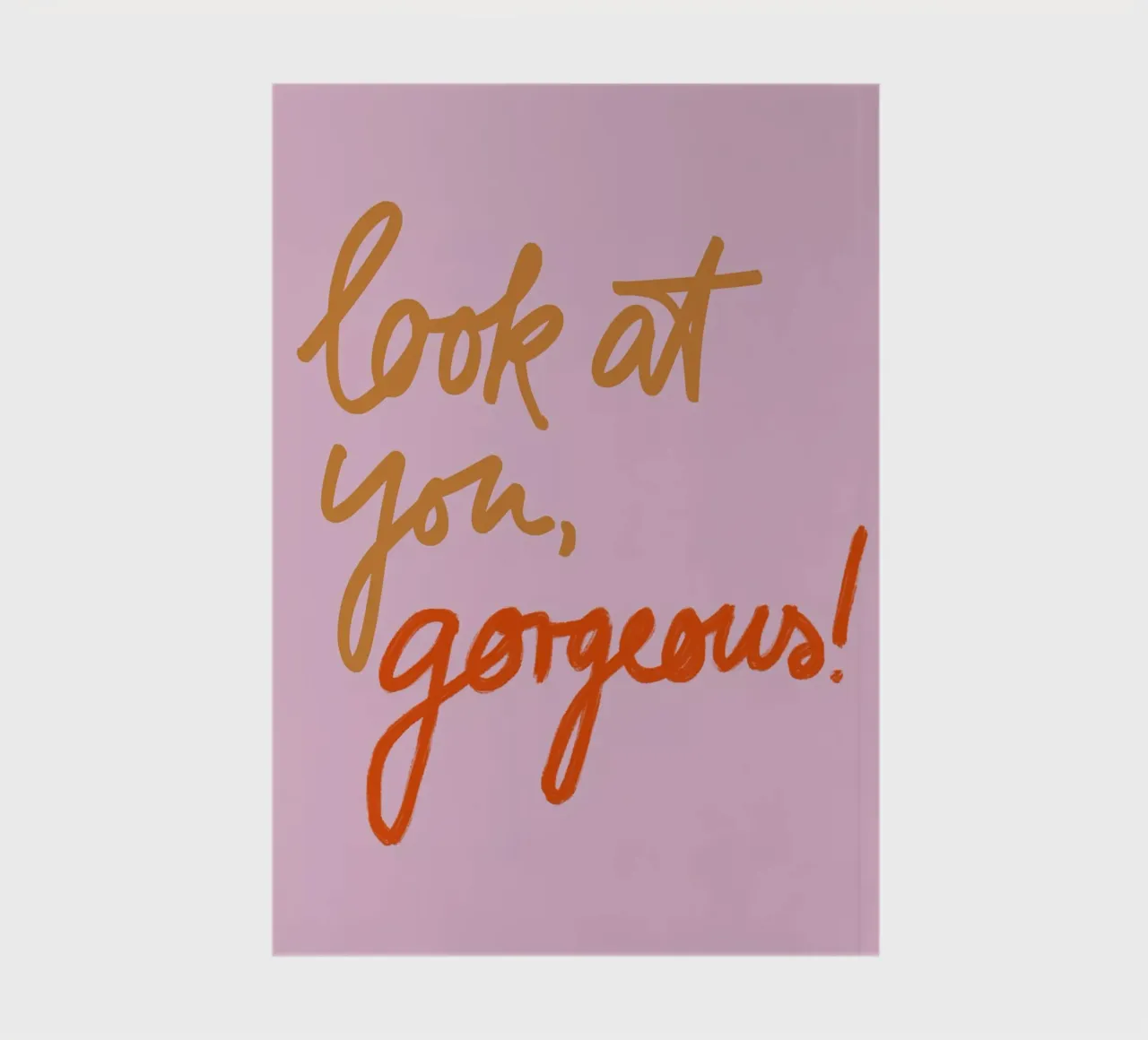 Look At You, Gorgeous! notebook by Studio Memb