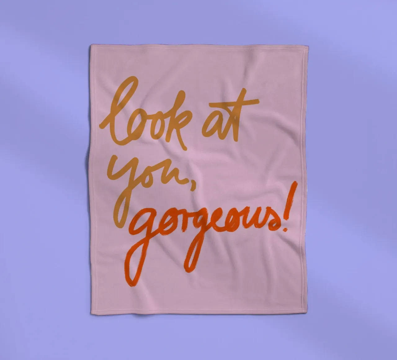 Look At You, Gorgeous! coperta in pile da Studio Memb
