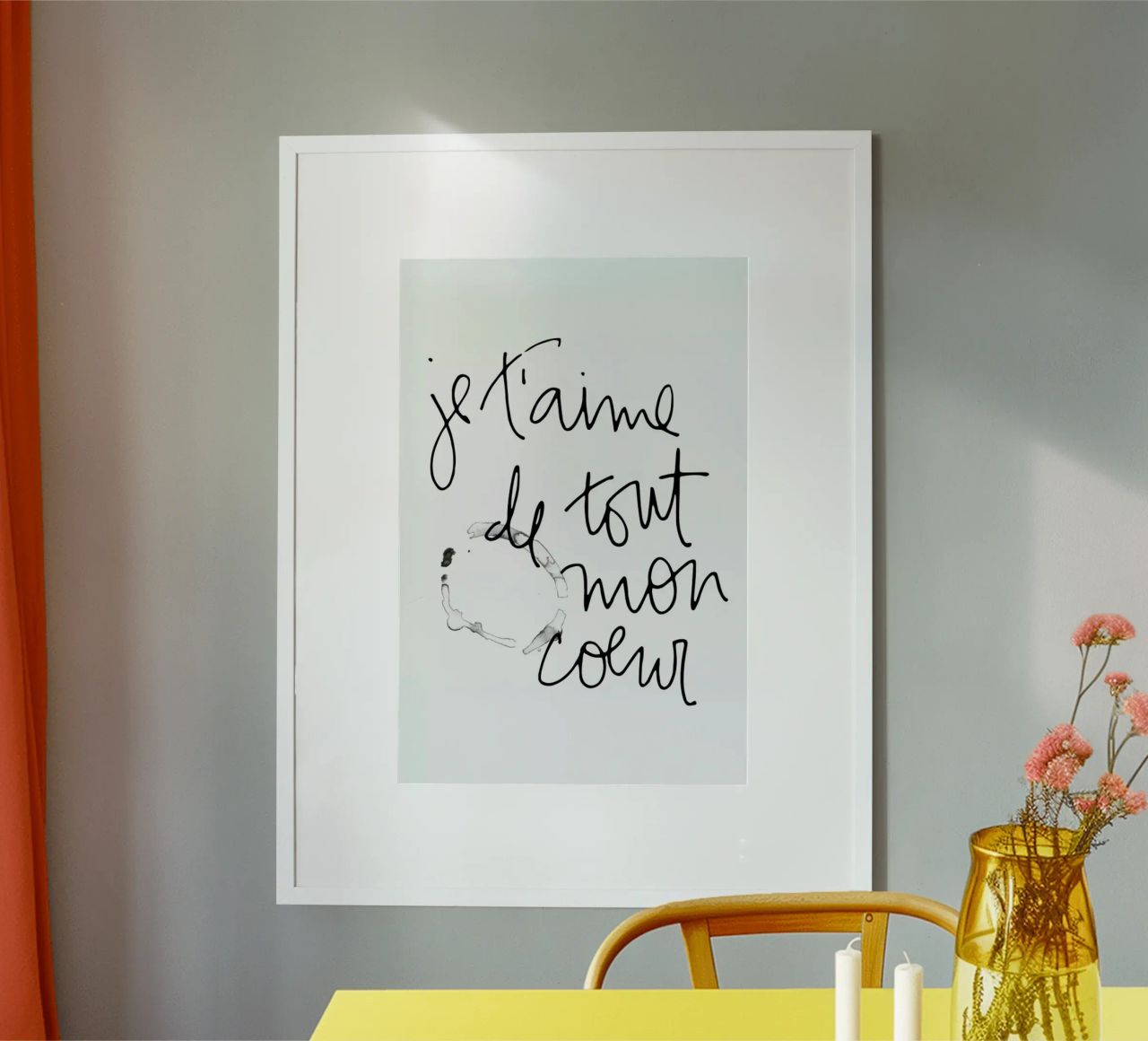 Je t'aime poster de Kristen Polsinelli