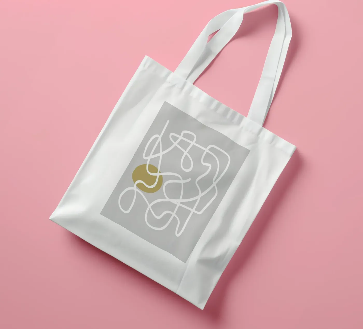 Scribbles 1 borsa in juta da Studio Memb