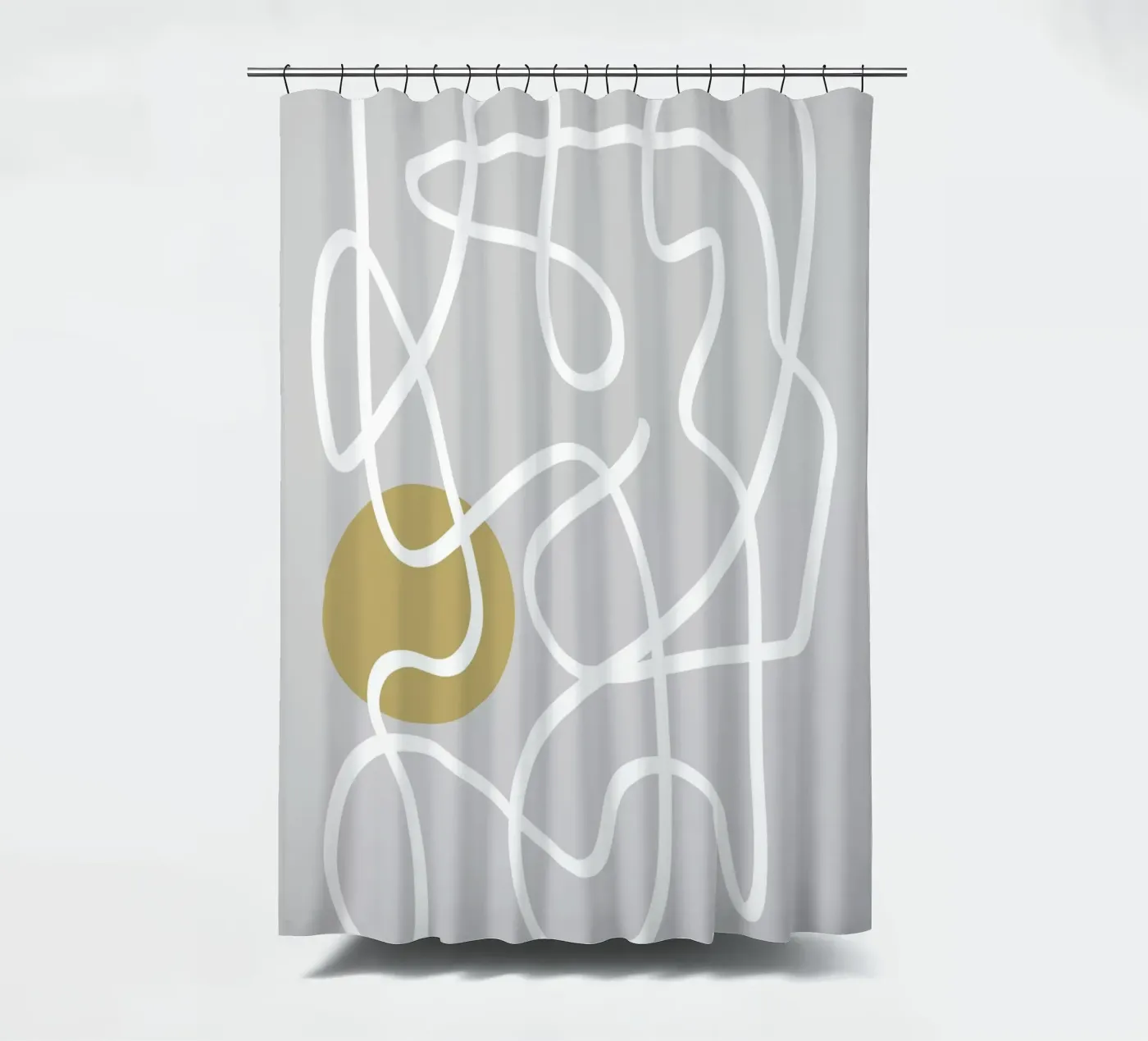 Scribbles 1 Duschvorhang von Studio Memb