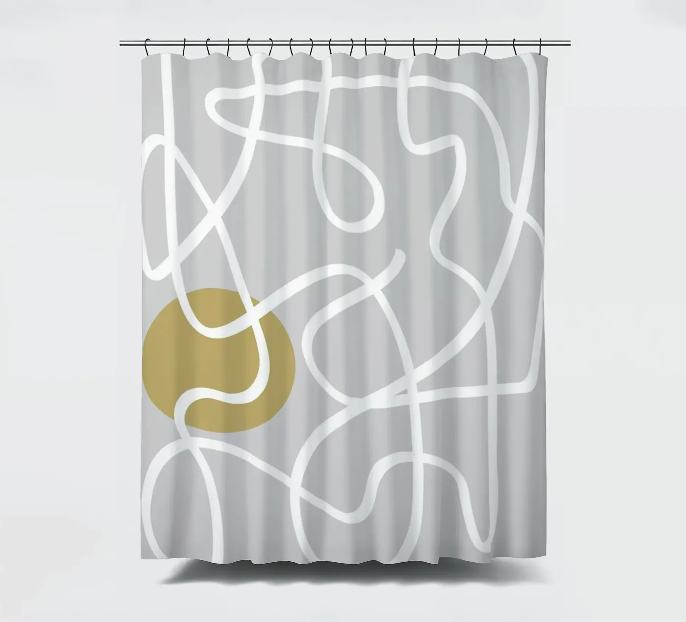 Scribbles 1 Duschvorhang von Studio Memb