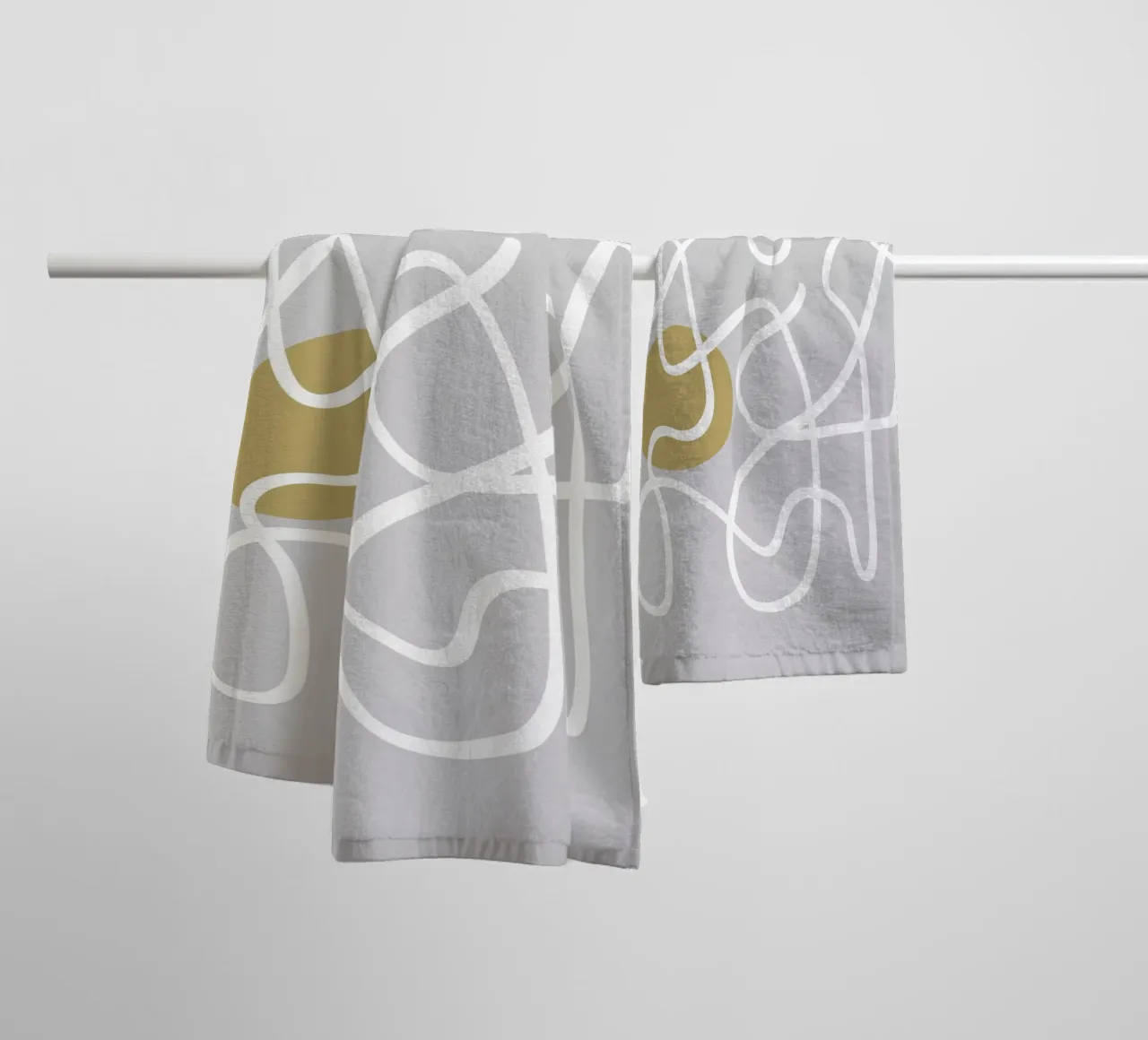Scribbles 1 asciugamano da bagno da Studio Memb