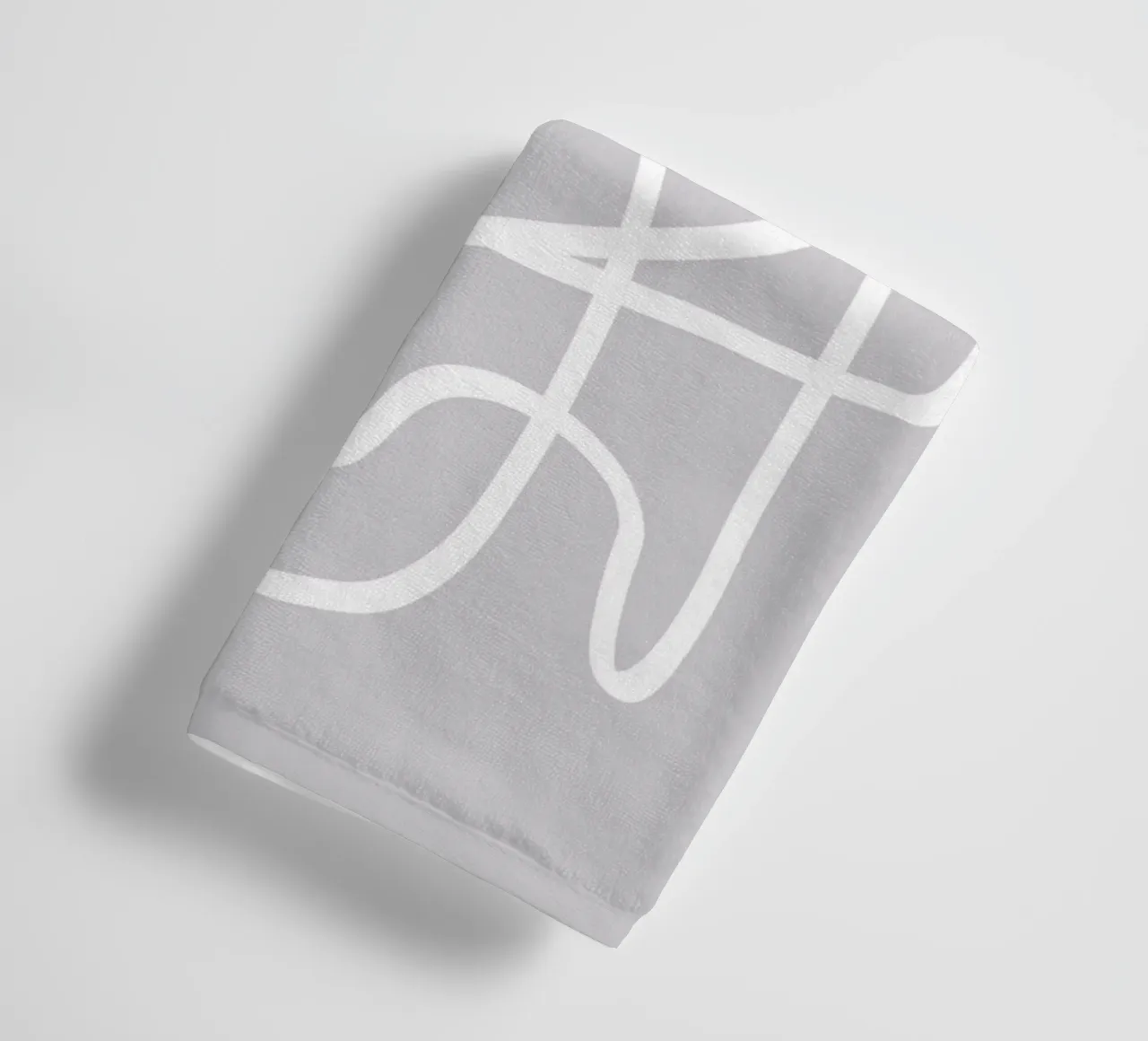 Scribbles 1 badhanddoek van Studio Memb