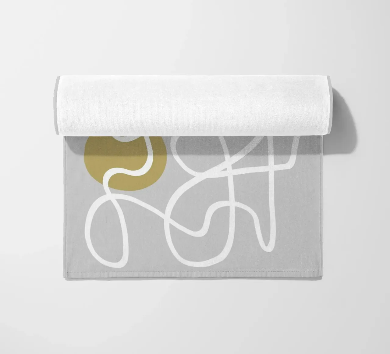 Scribbles 1 strandhanddoek van Studio Memb