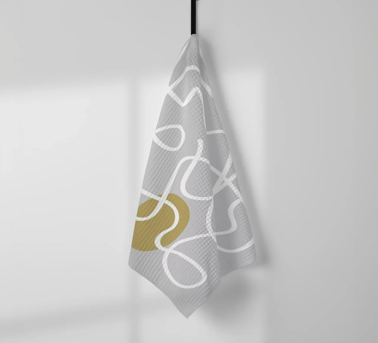 Scribbles 1 theedoek van Studio Memb