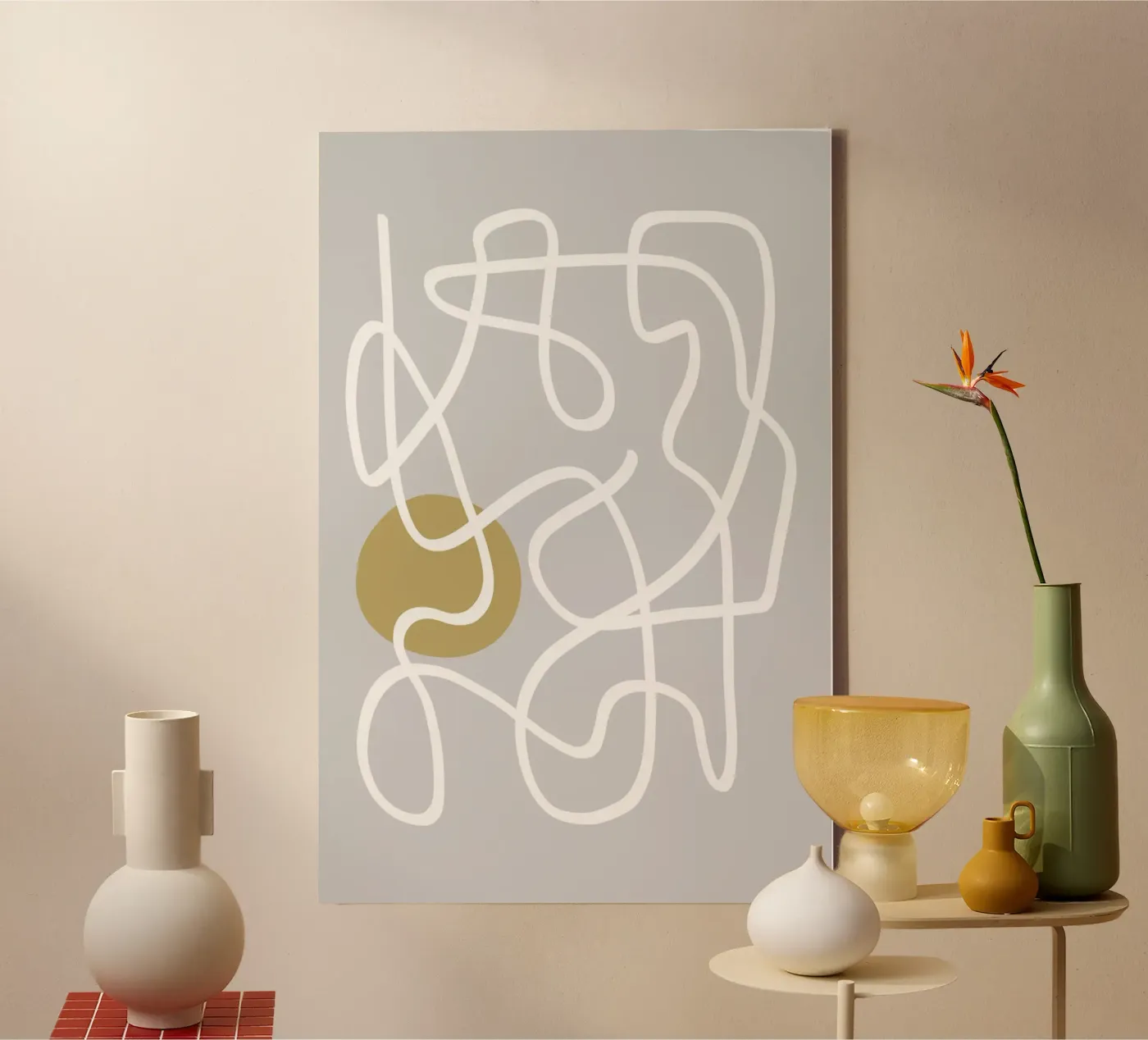 Scribbles 1 canvas by Studio Memb