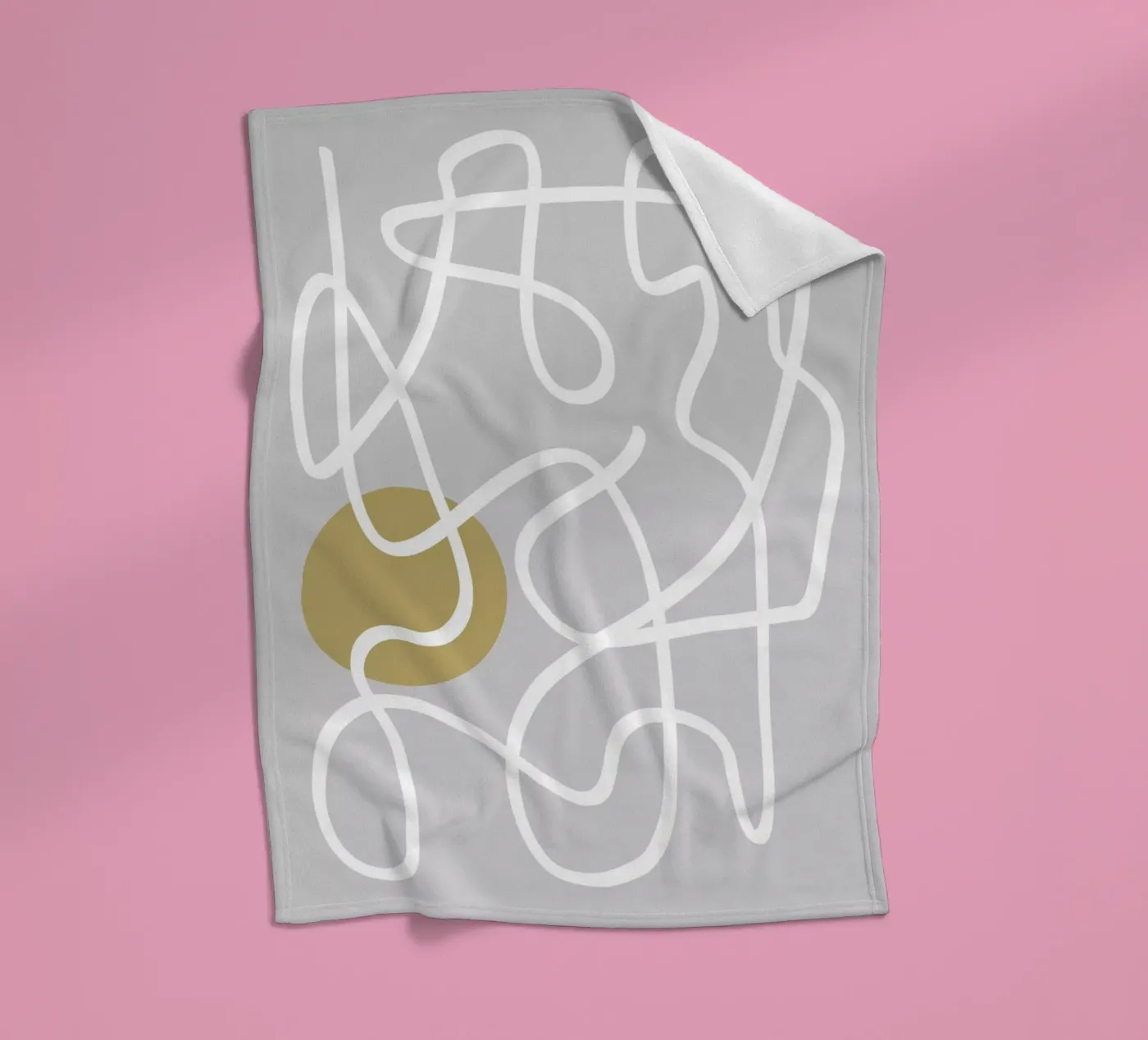 Scribbles 1 fleecedeken van Studio Memb