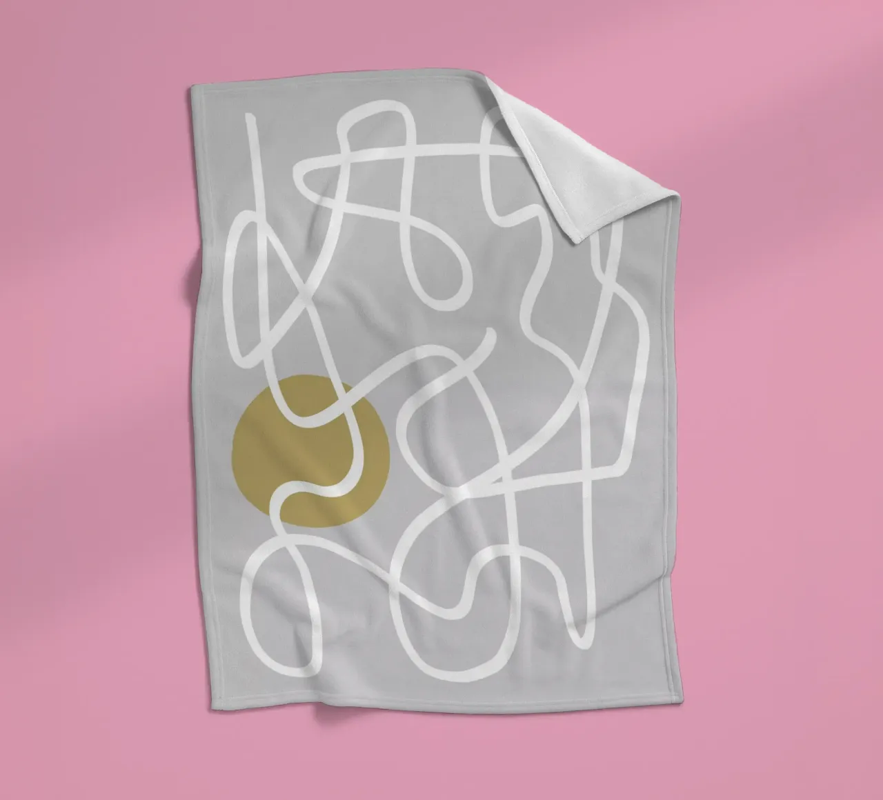 Scribbles 1 Fleecedecke von Studio Memb