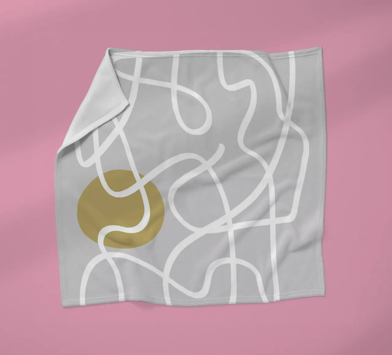 Scribbles 1 Fleecedecke von Studio Memb