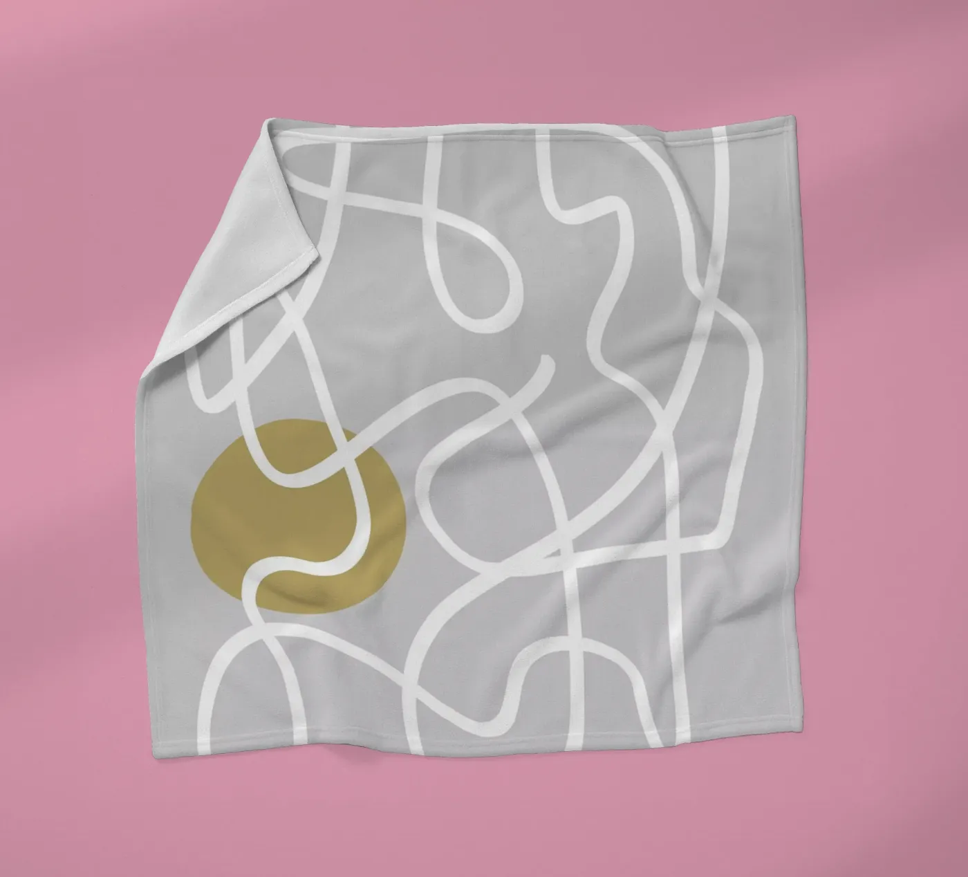 Scribbles 1 fleecedeken van Studio Memb