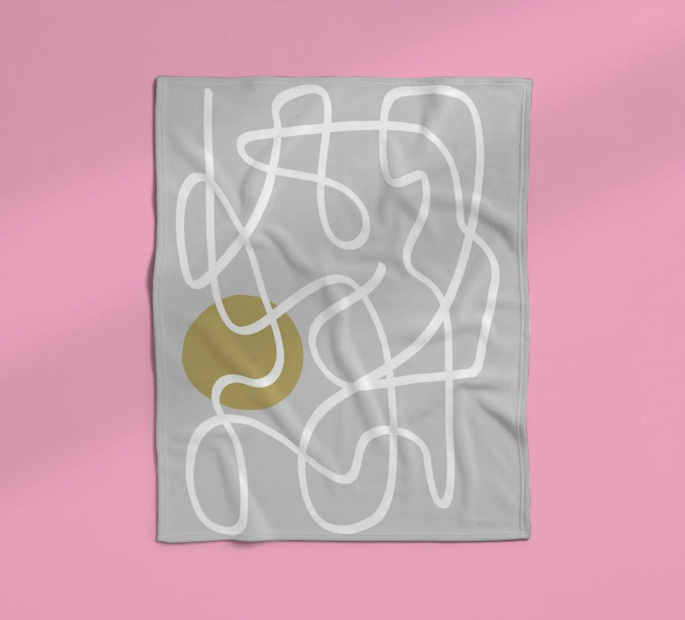 Scribbles 1 fleecedeken van Studio Memb
