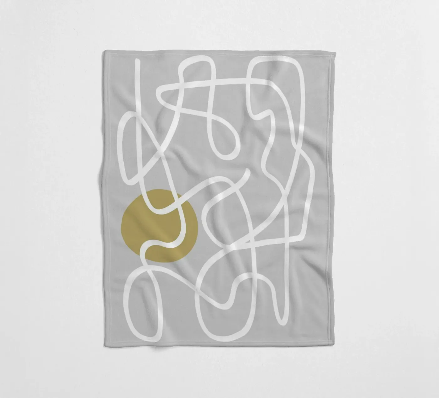 Scribbles 1 fleecedeken van Studio Memb