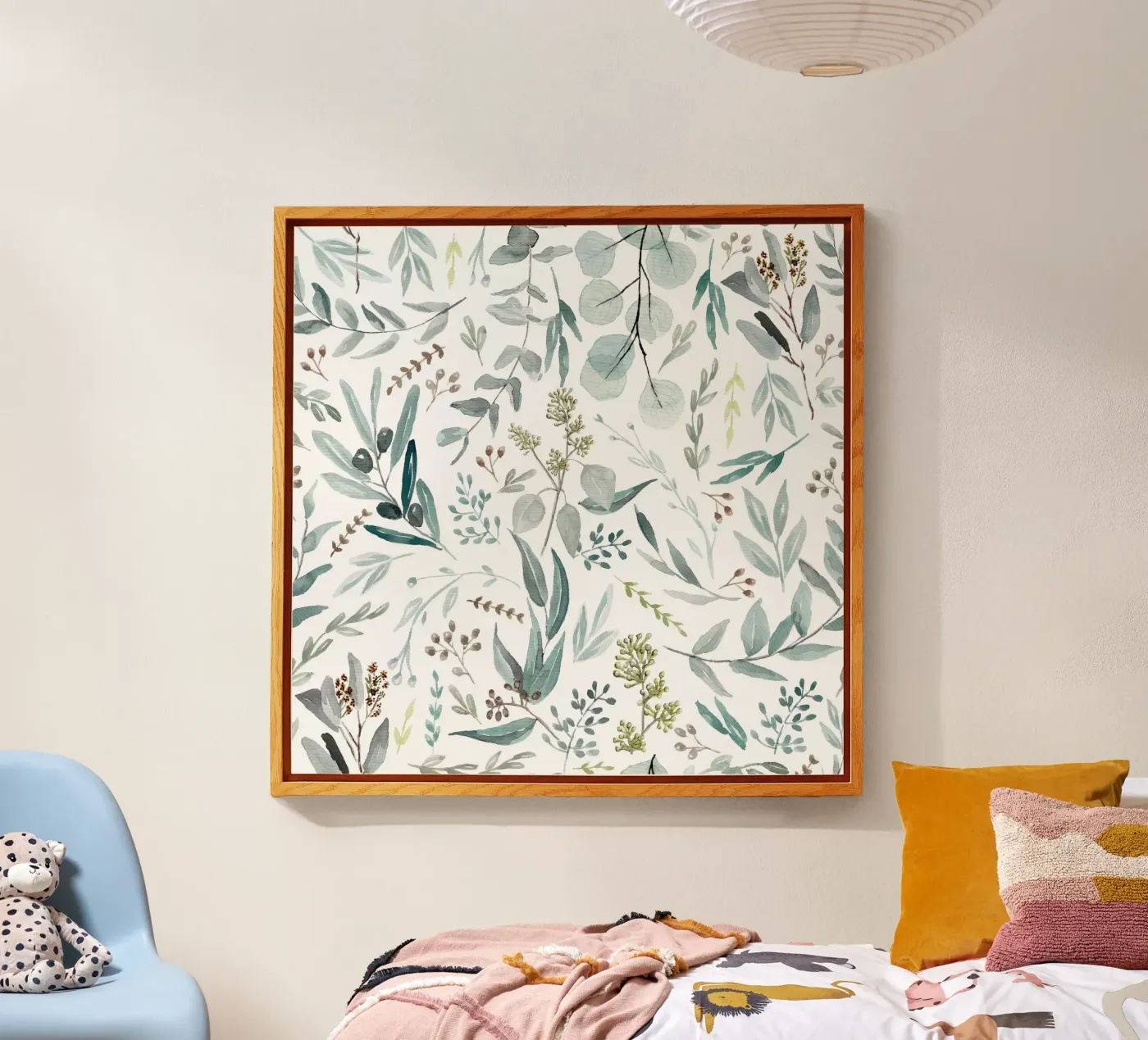 Eucalyptus Leaves Boho Pattern plexiglass da anisillustration