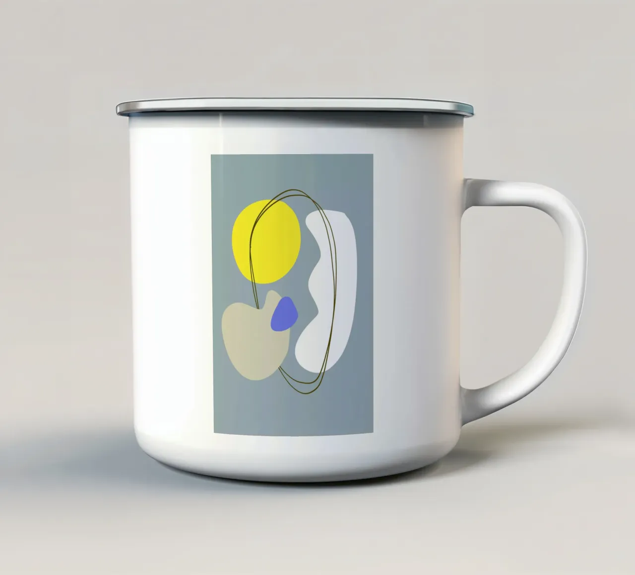 Shapes 5X tazza in smalto da Studio Memb