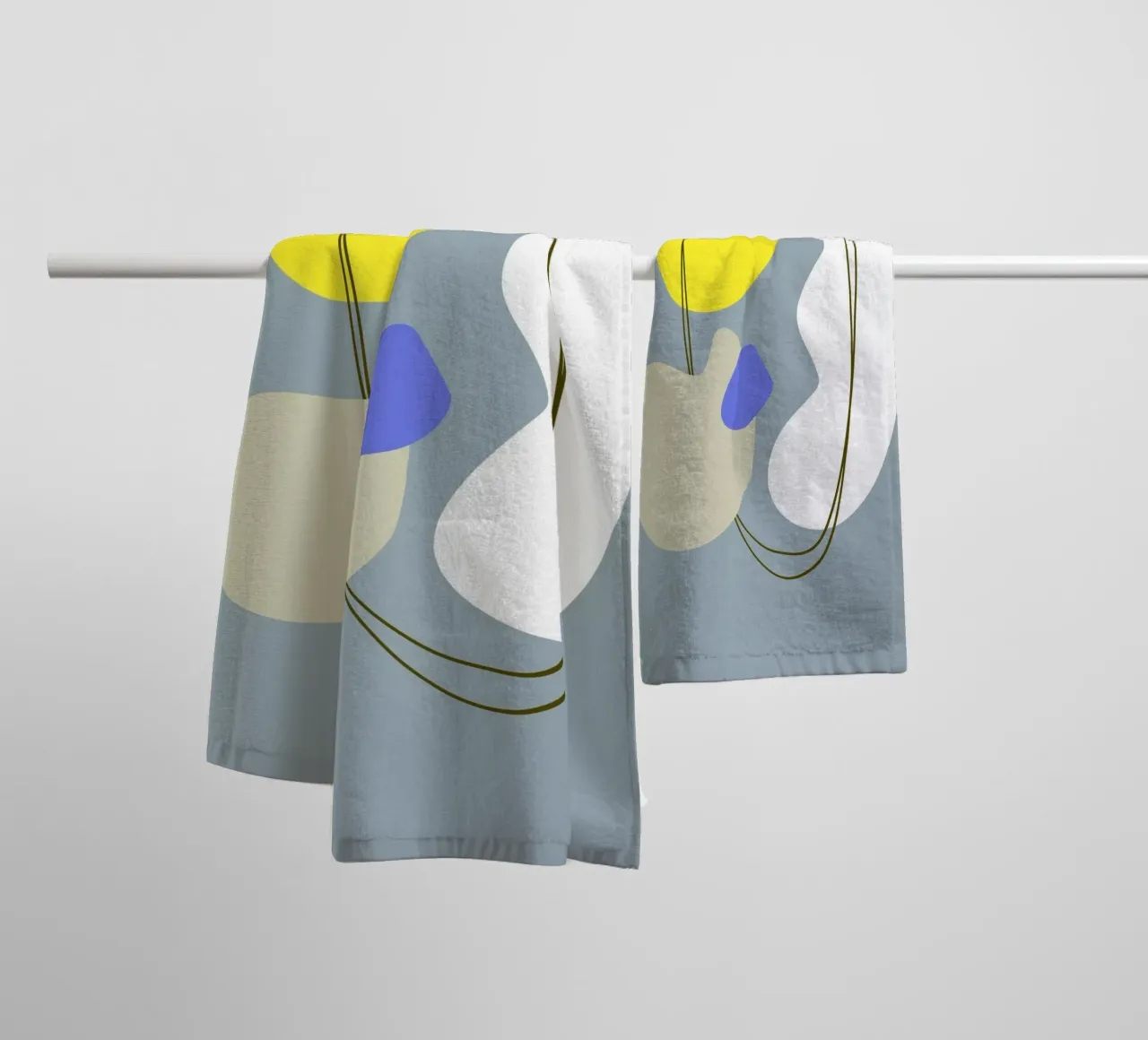 Shapes 5X asciugamano da bagno da Studio Memb