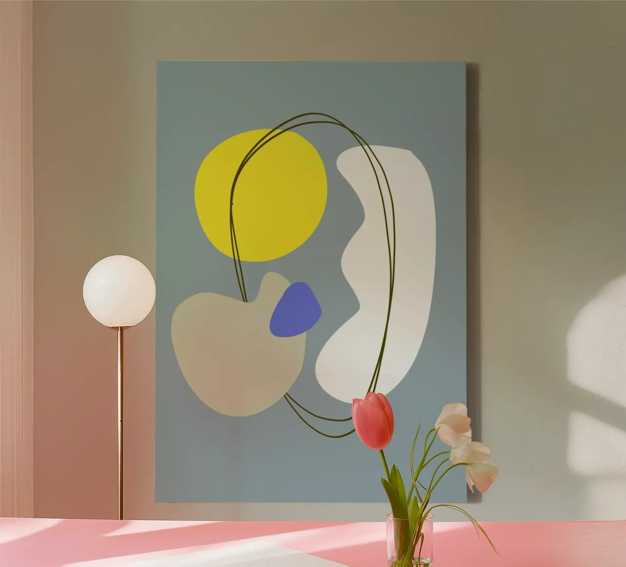 Shapes 5X tela con Cornice a cassetta da Studio Memb