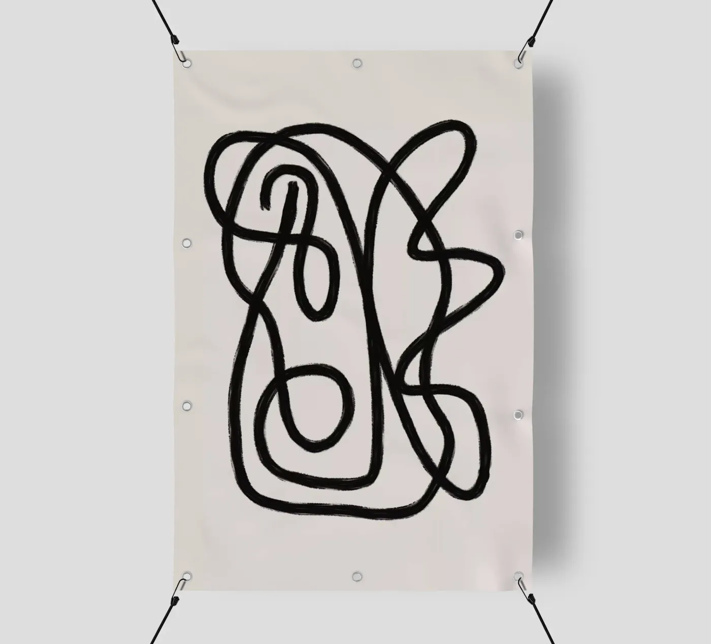 Scribbles 2 telo in pvc da Studio Memb