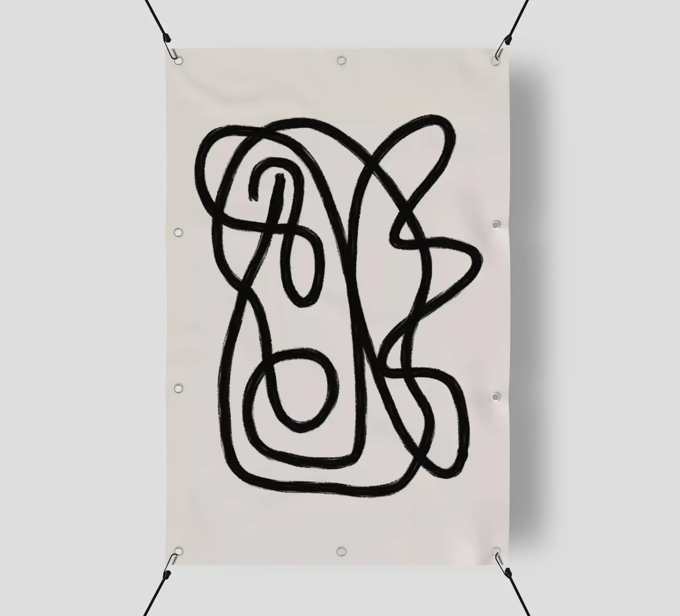 Scribbles 2 telo in pvc da Studio Memb