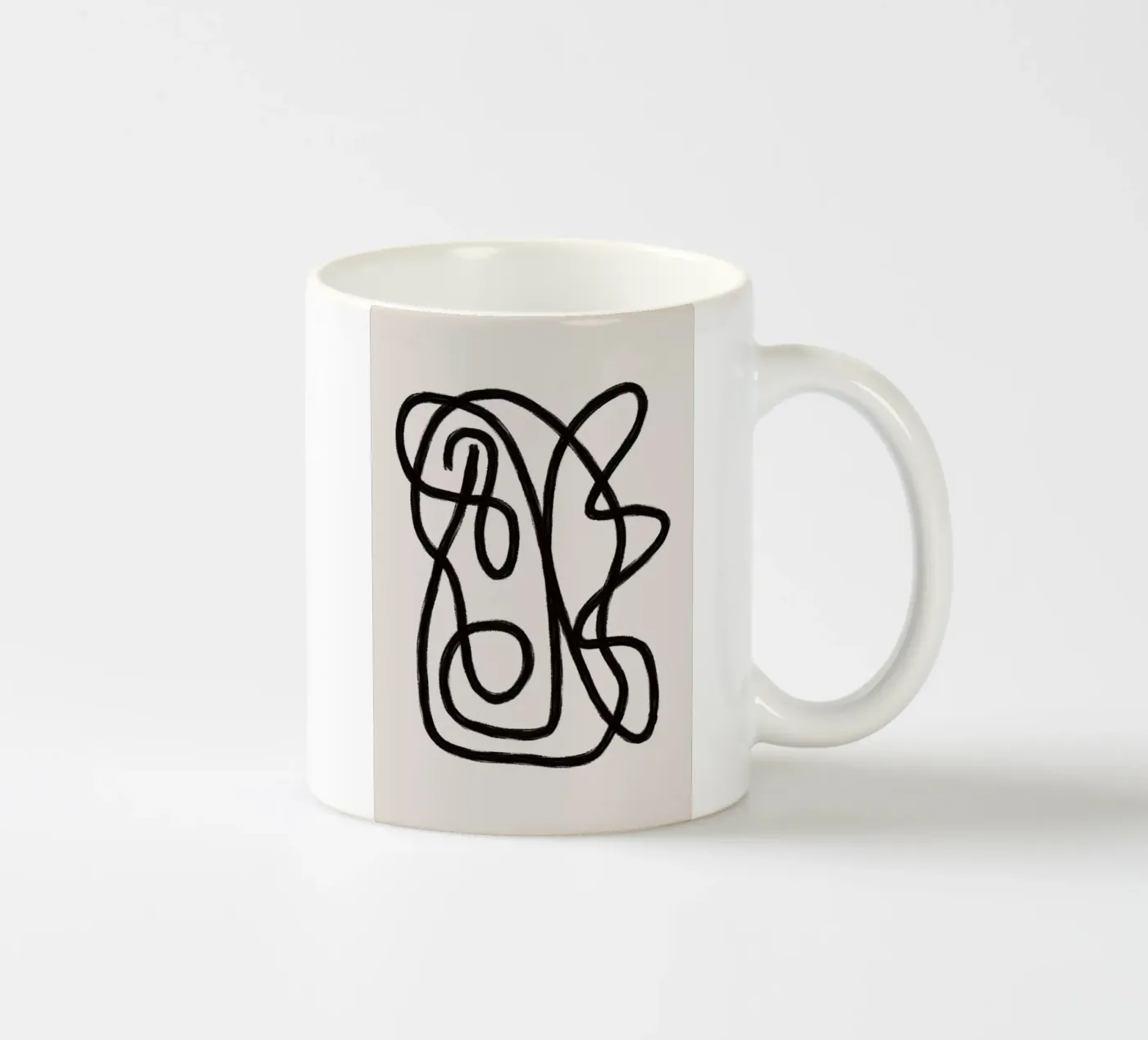 Scribbles 2 ceramic mug by Studio Memb