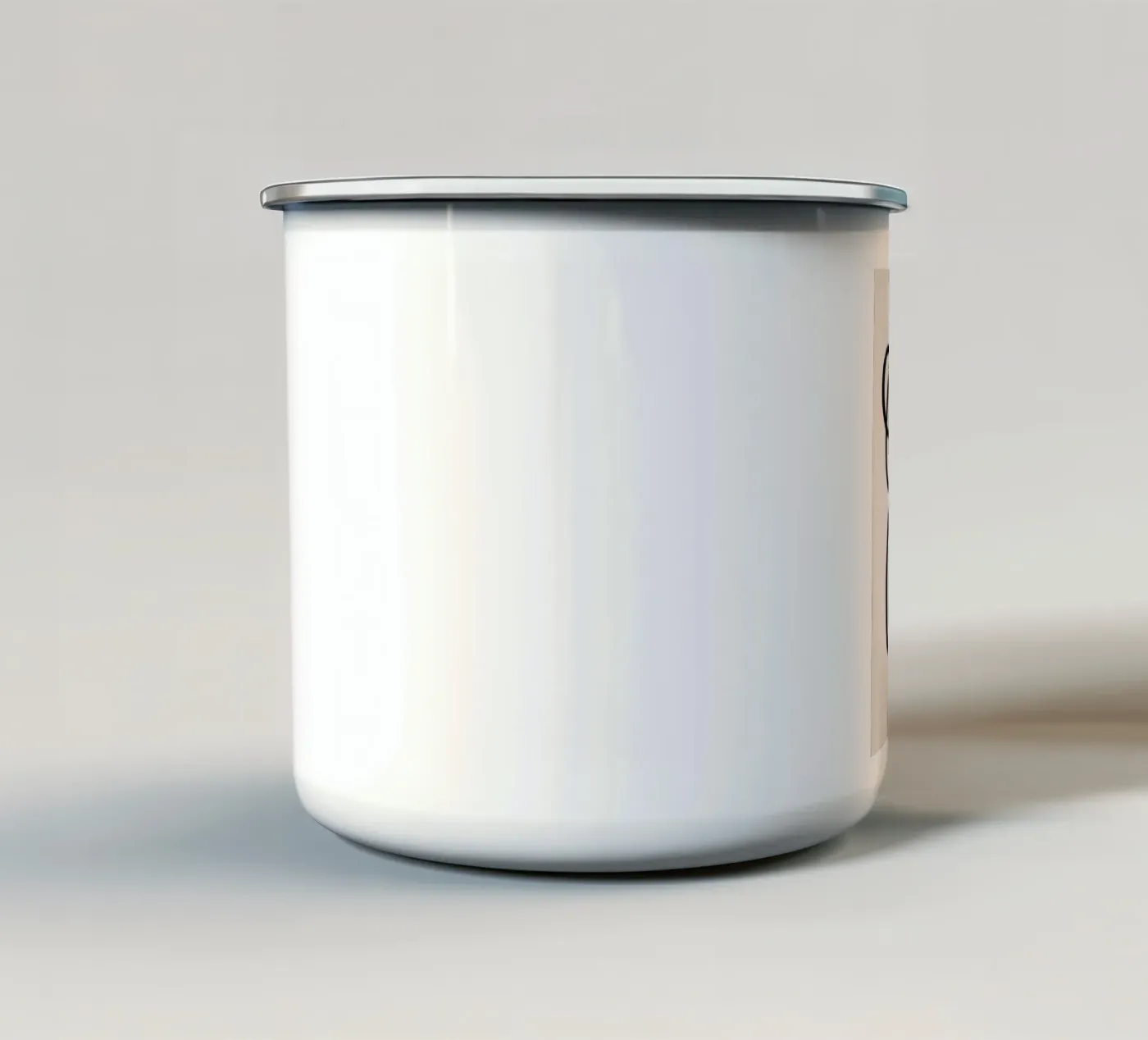 Scribbles 2 enamel mug by Studio Memb