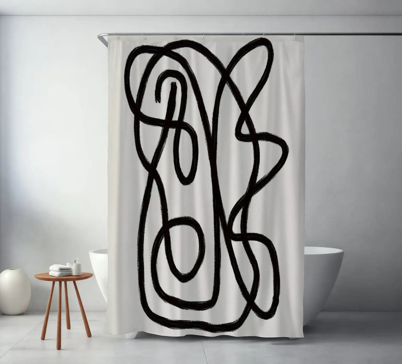 Scribbles 2 Duschvorhang von Studio Memb