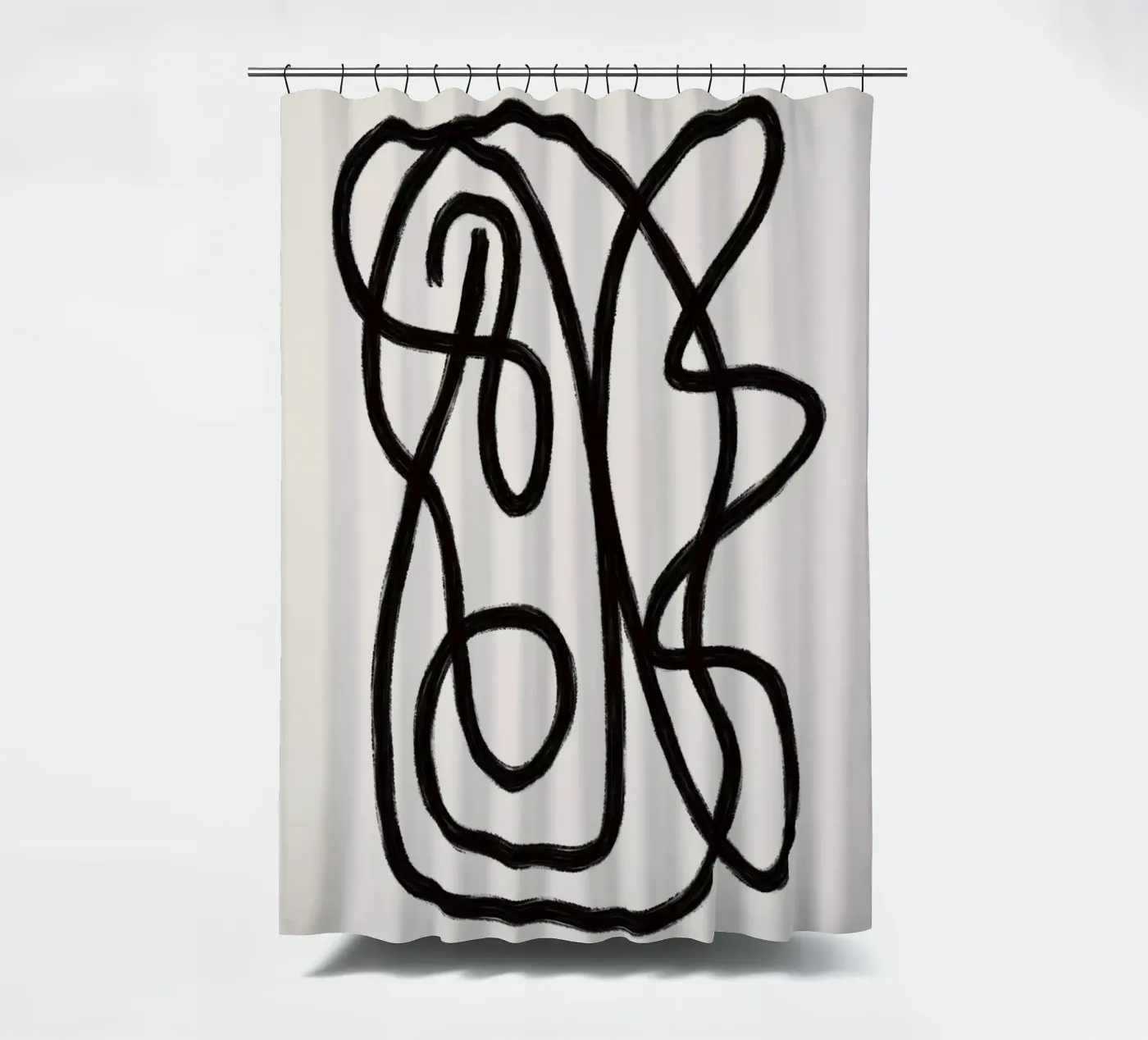 Scribbles 2 douchegordijn van Studio Memb