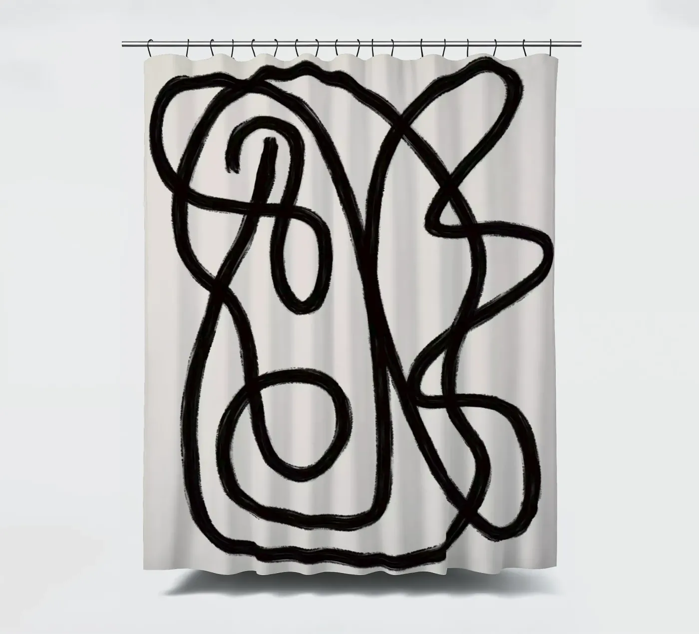 Scribbles 2 Duschvorhang von Studio Memb