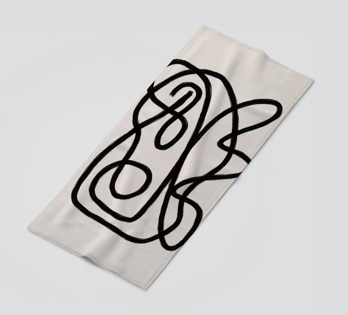 Scribbles 2 Strandtuch von Studio Memb