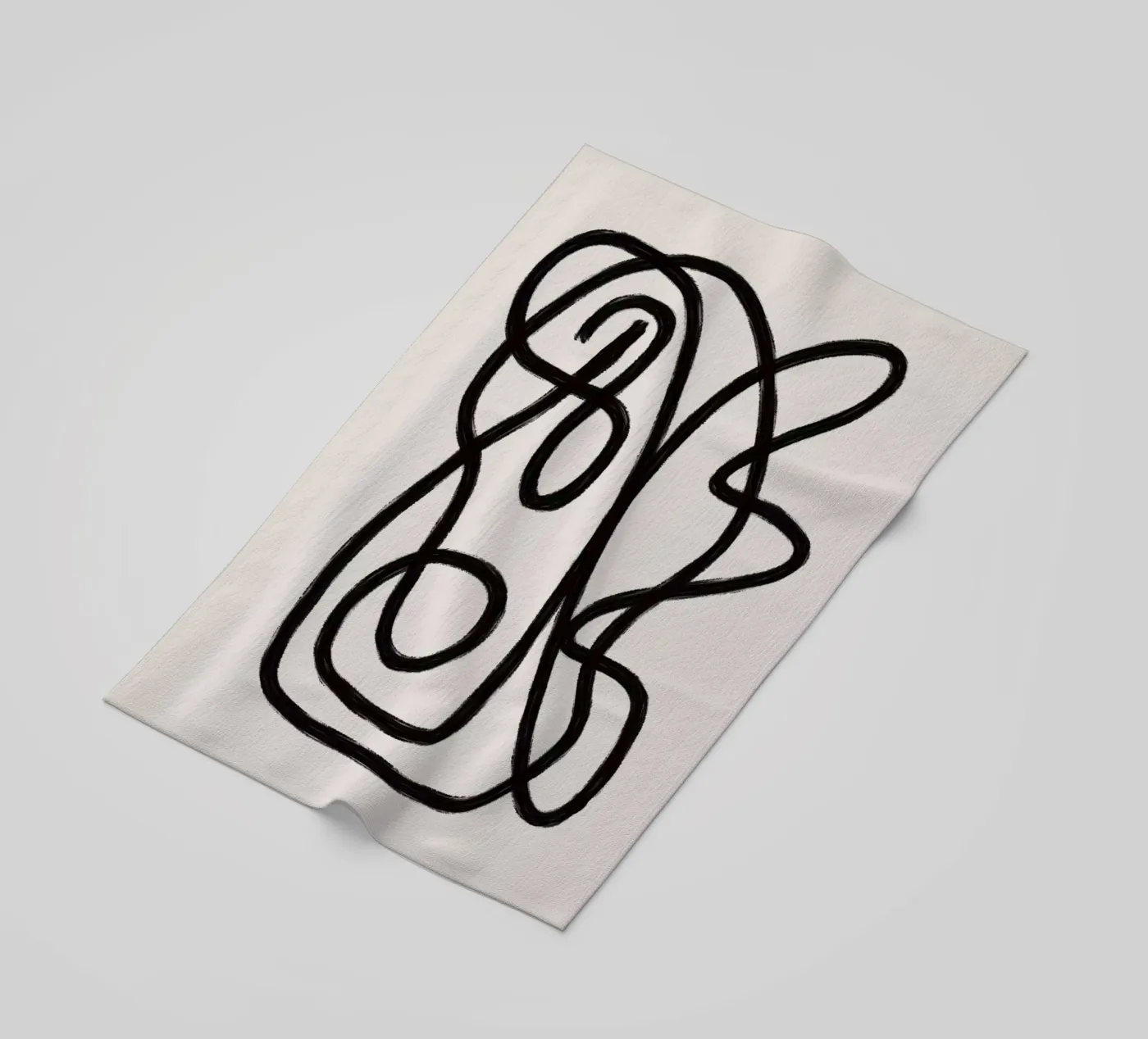 Scribbles 2 Strandtuch von Studio Memb