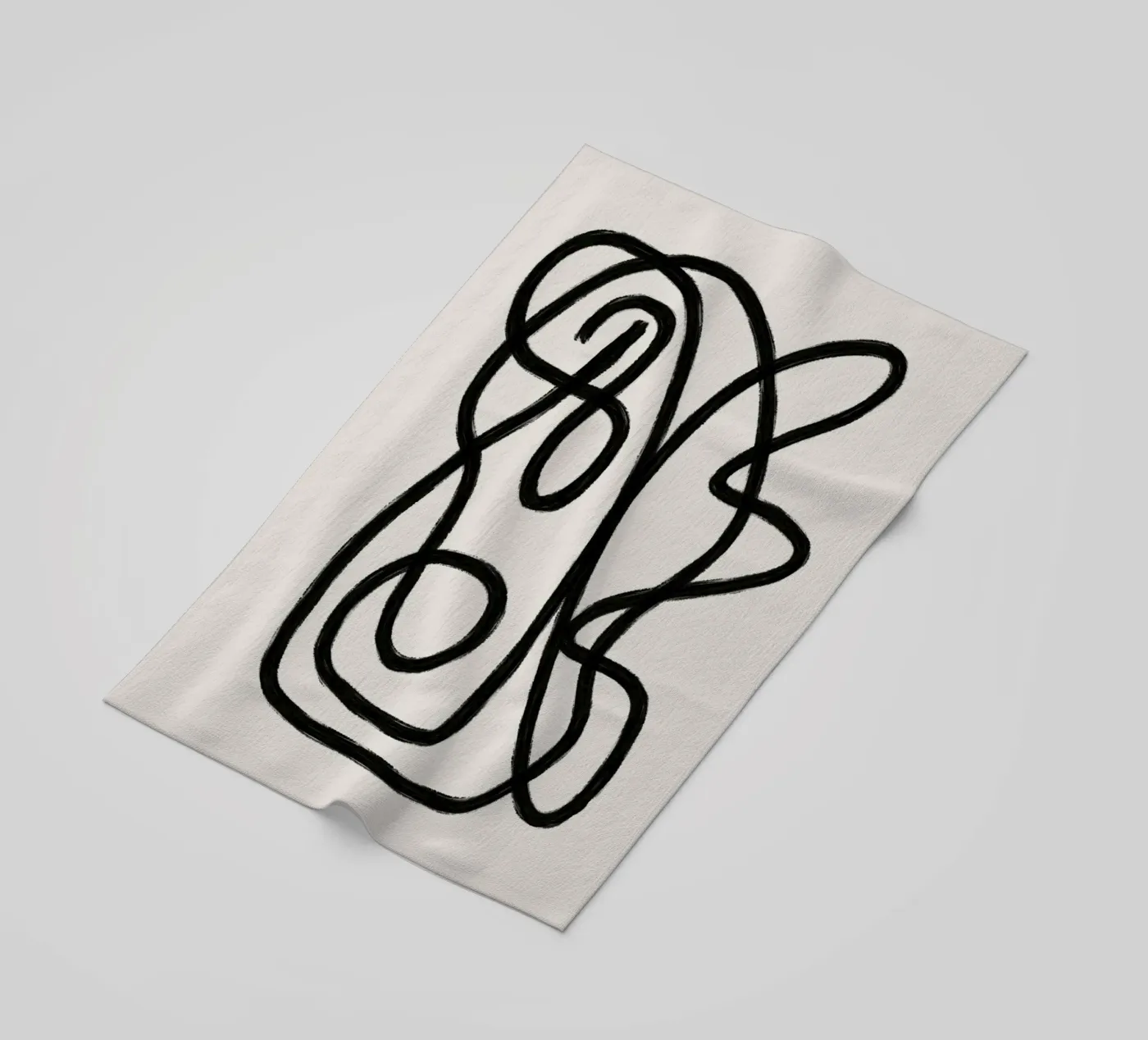 Scribbles 2 Strandtuch von Studio Memb