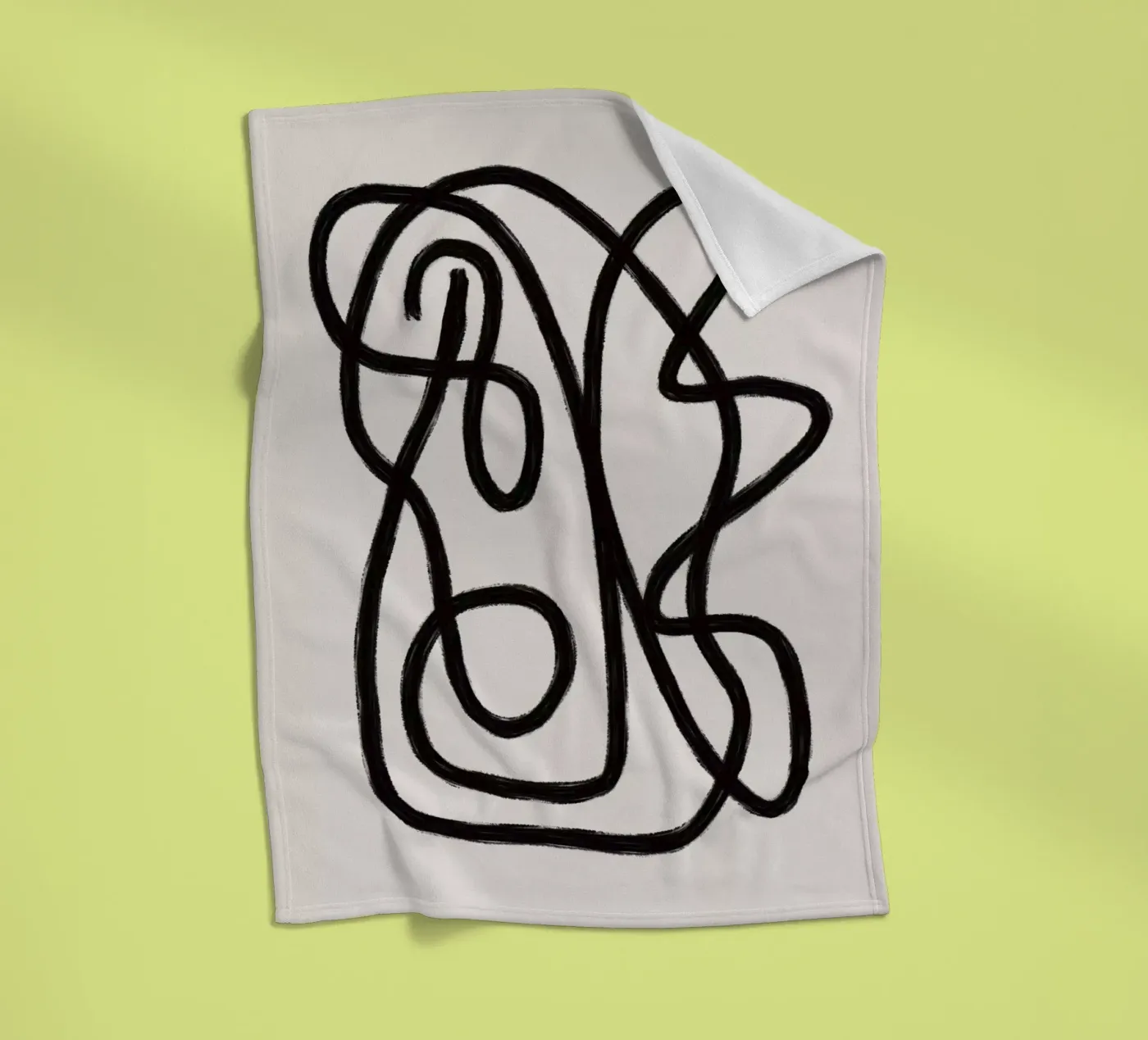 Scribbles 2 fleecedeken van Studio Memb