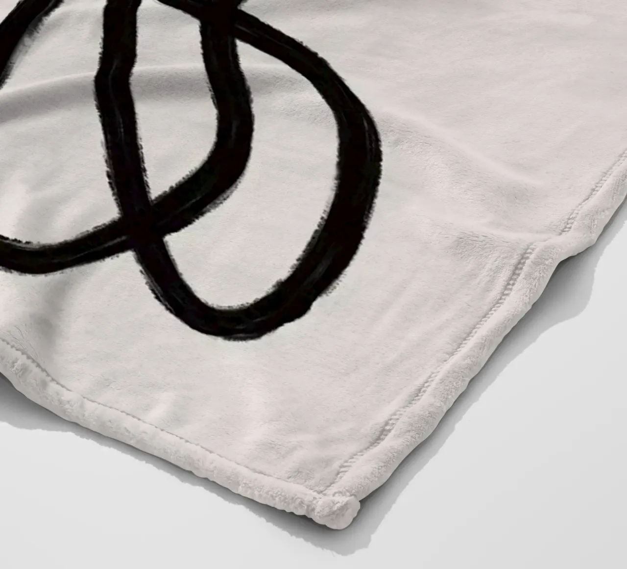 Scribbles 2 fleecedeken van Studio Memb