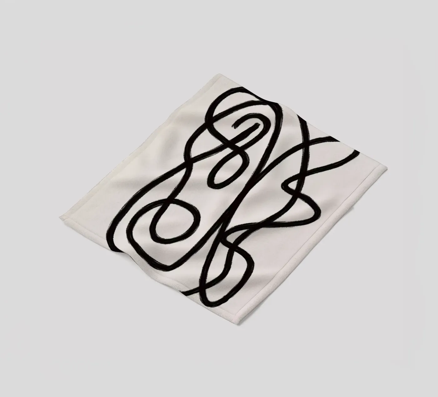 Scribbles 2 fleecedeken van Studio Memb