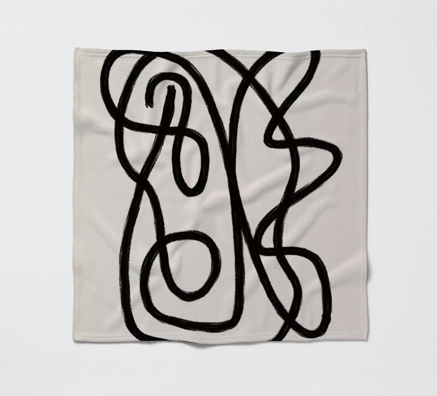 Scribbles 2 fleecedeken van Studio Memb