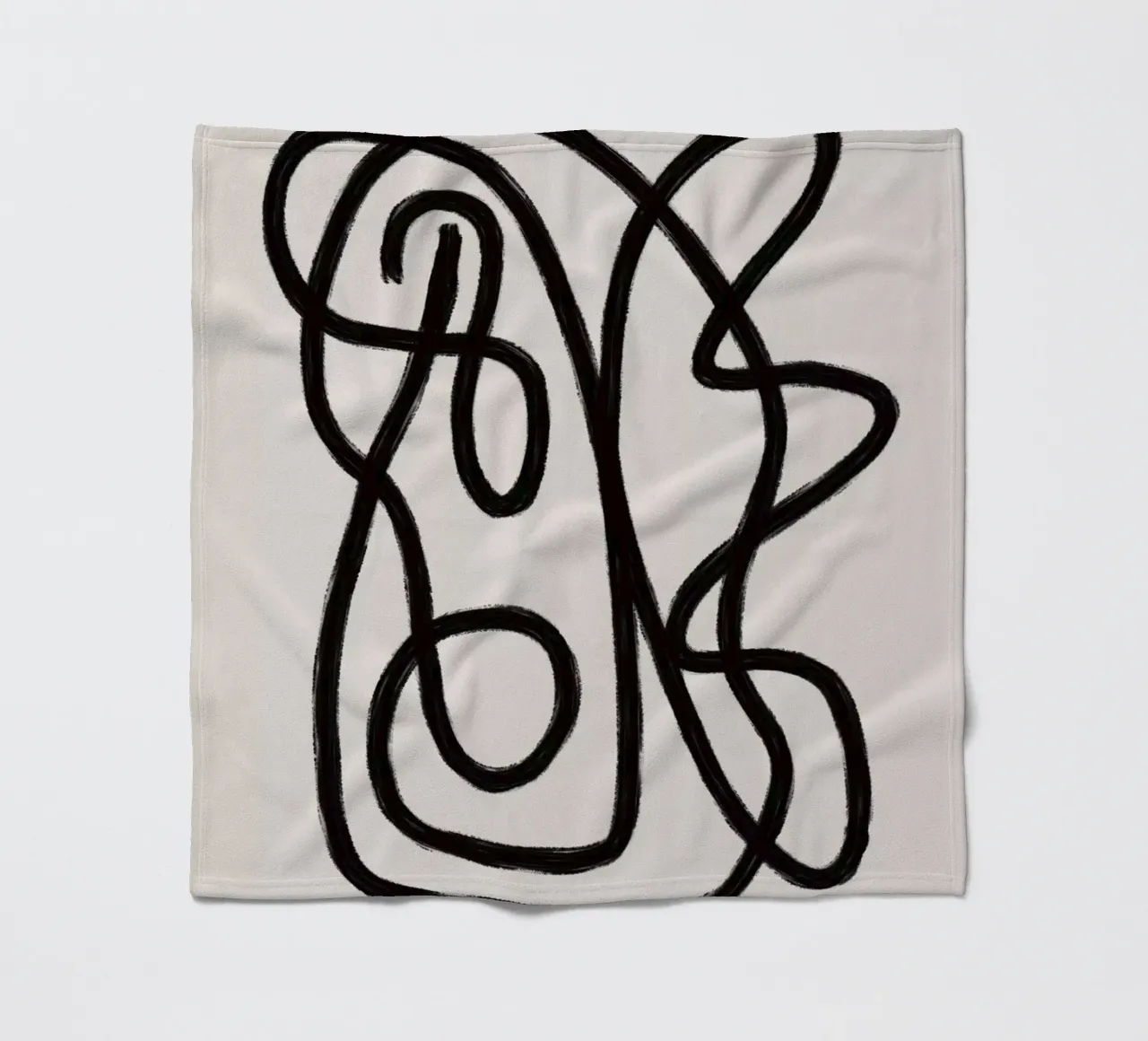 Scribbles 2 fleecedeken van Studio Memb