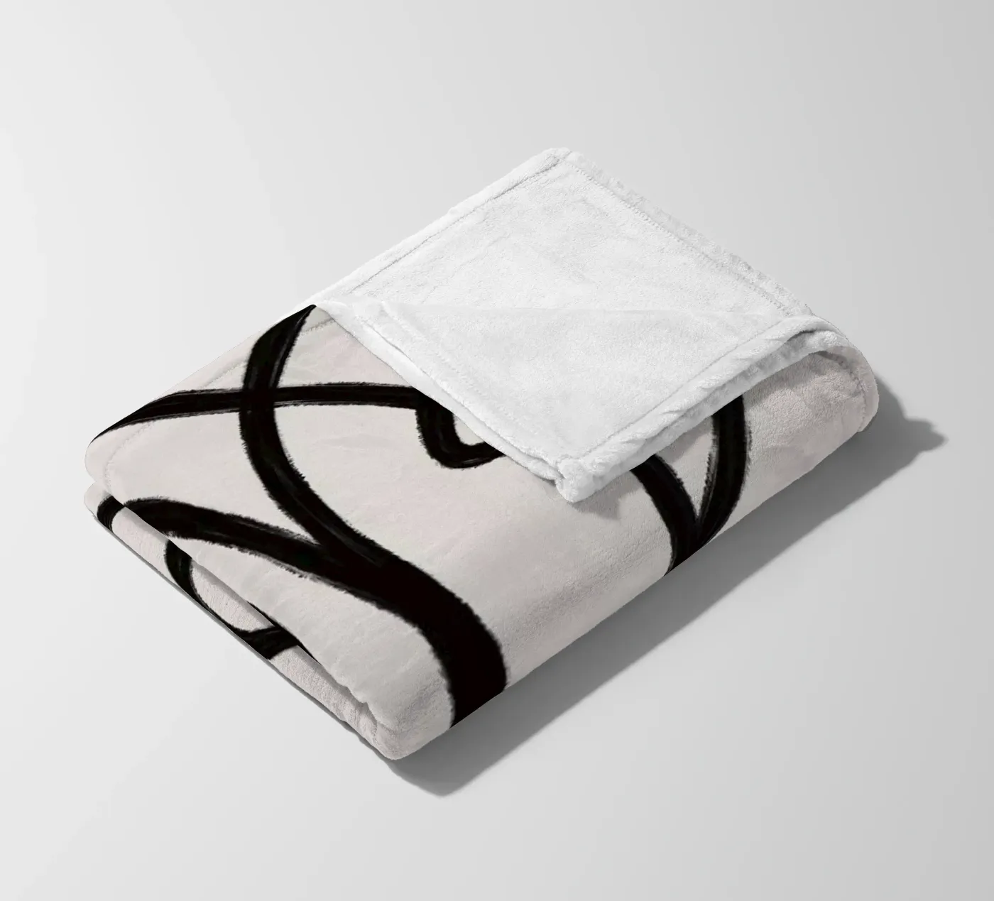 Scribbles 2 fleecedeken van Studio Memb