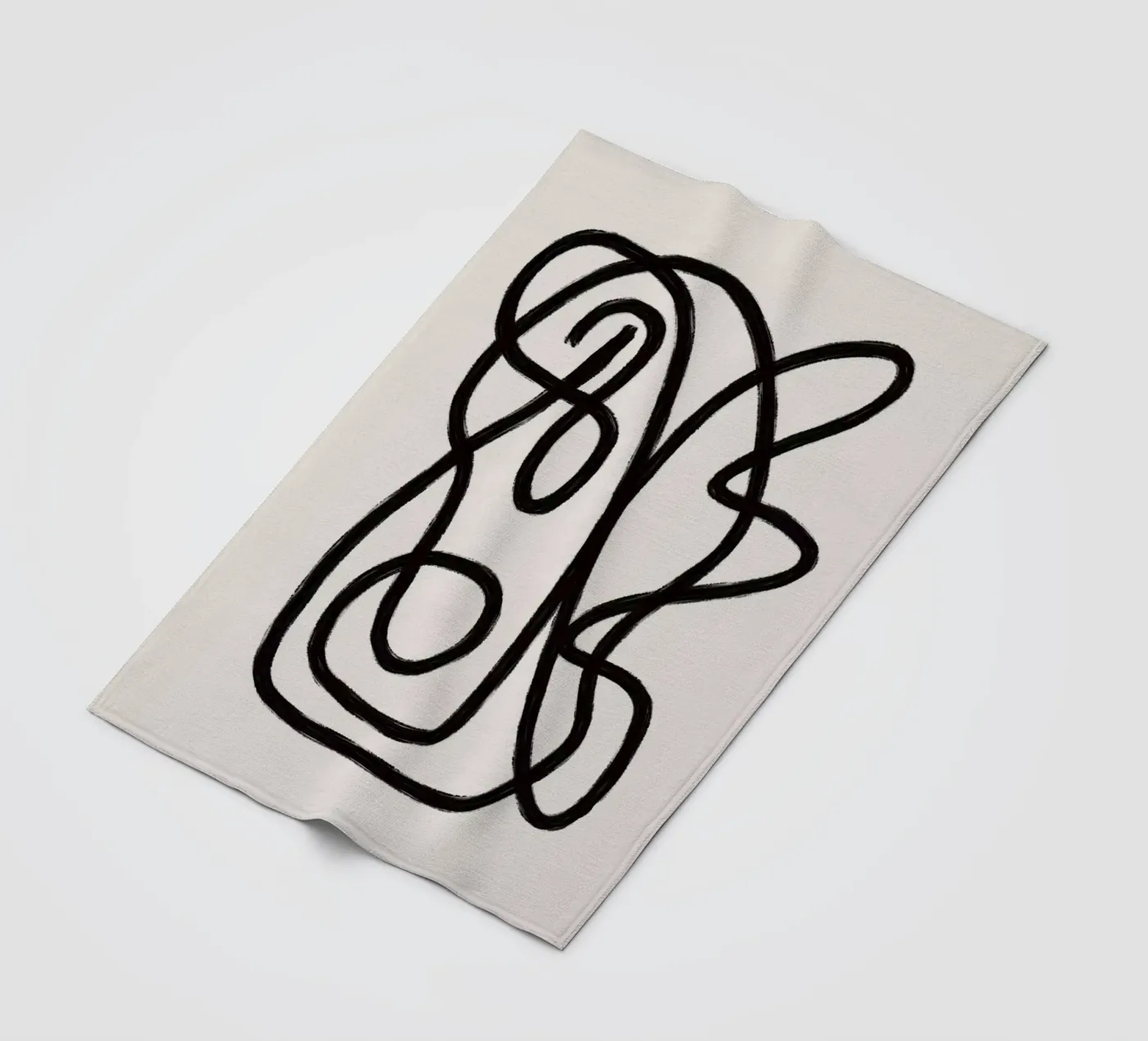 Scribbles 2 fleecedeken van Studio Memb