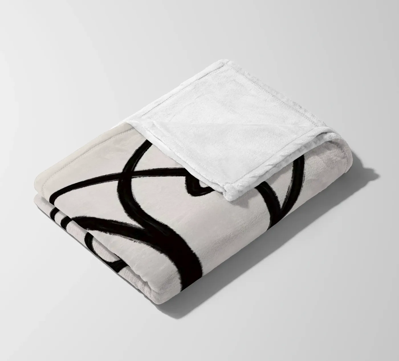 Scribbles 2 fleecedeken van Studio Memb