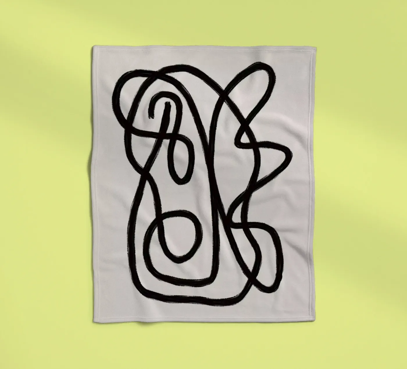 Scribbles 2 fleecedeken van Studio Memb