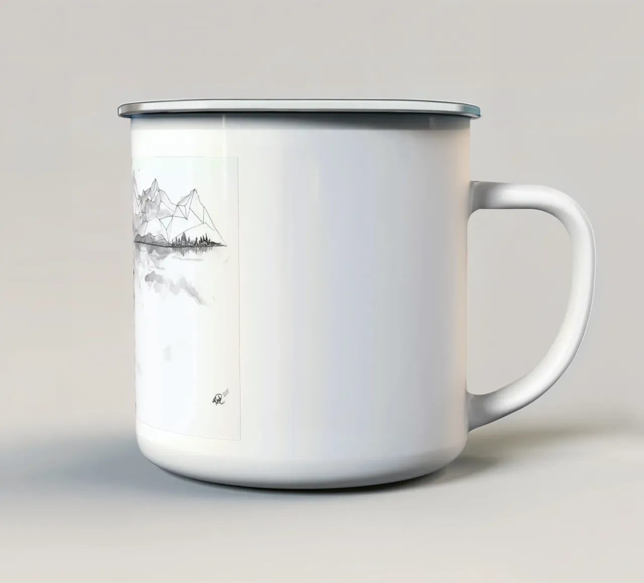 I am a Dreamer tazza in smalto da Larissa van der Laan