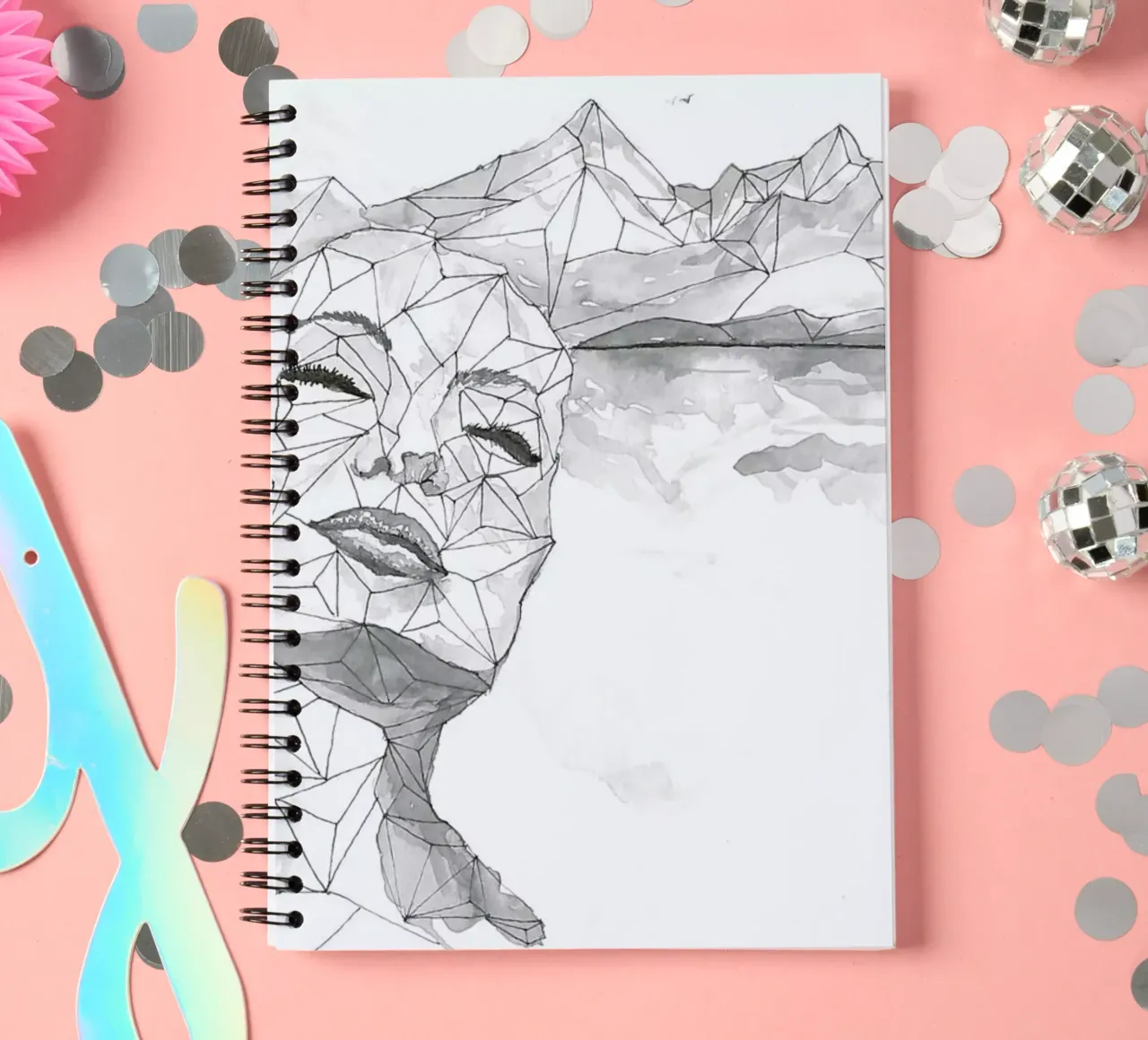 I am a Dreamer spiral notebook by Larissa van der Laan