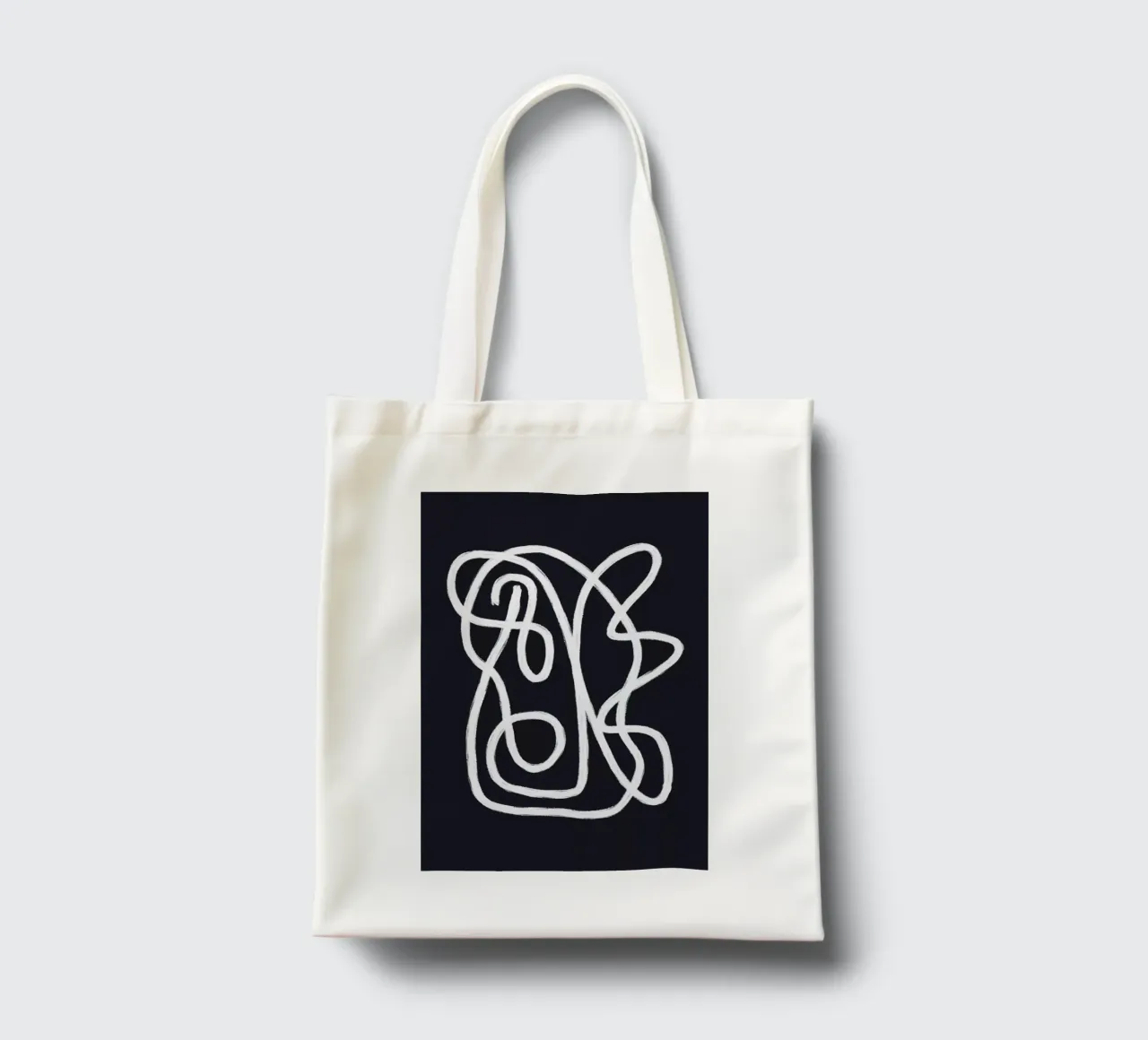 Scribbles 2X borsa in juta da Studio Memb