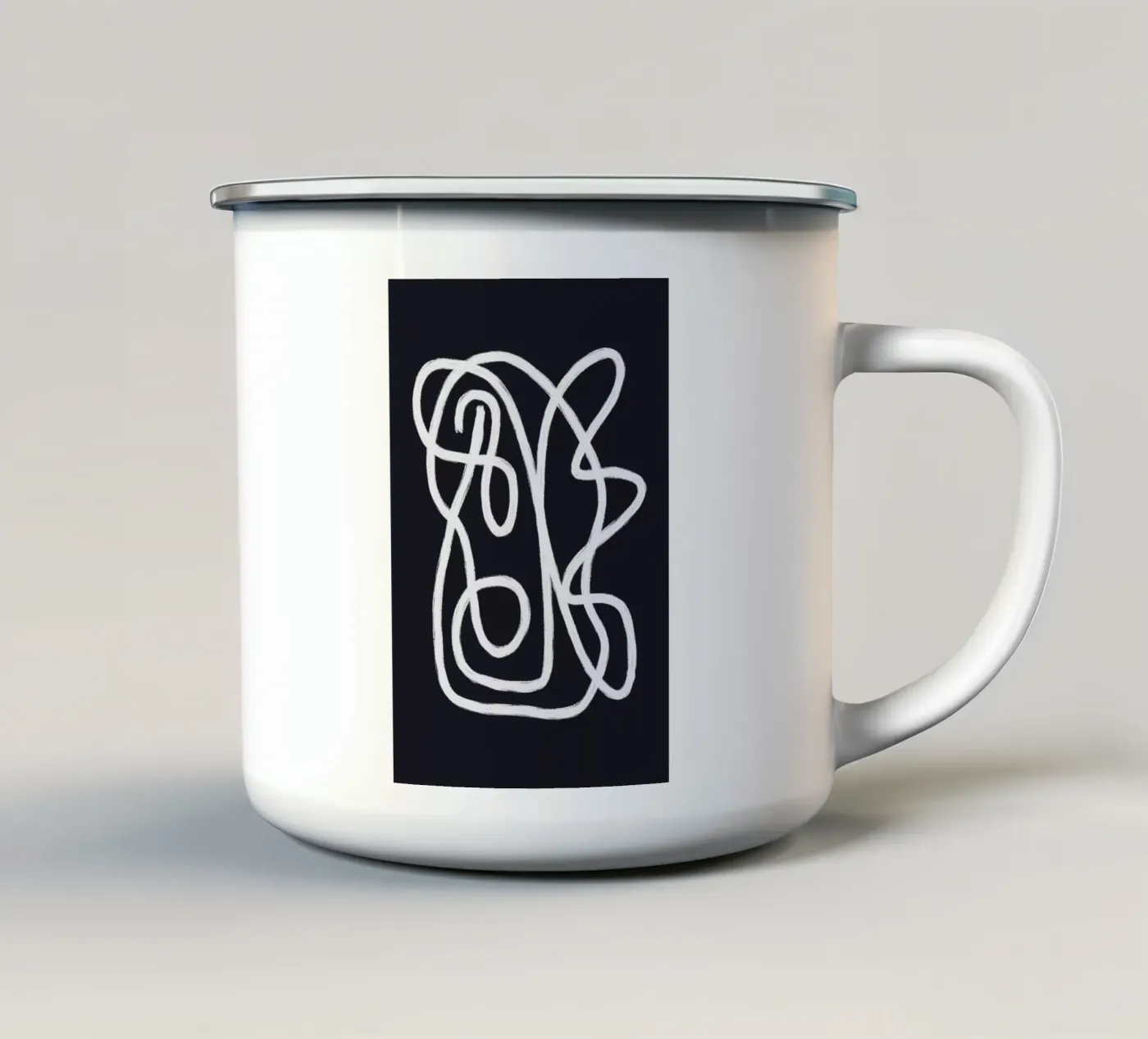 Scribbles 2X tazza in smalto da Studio Memb
